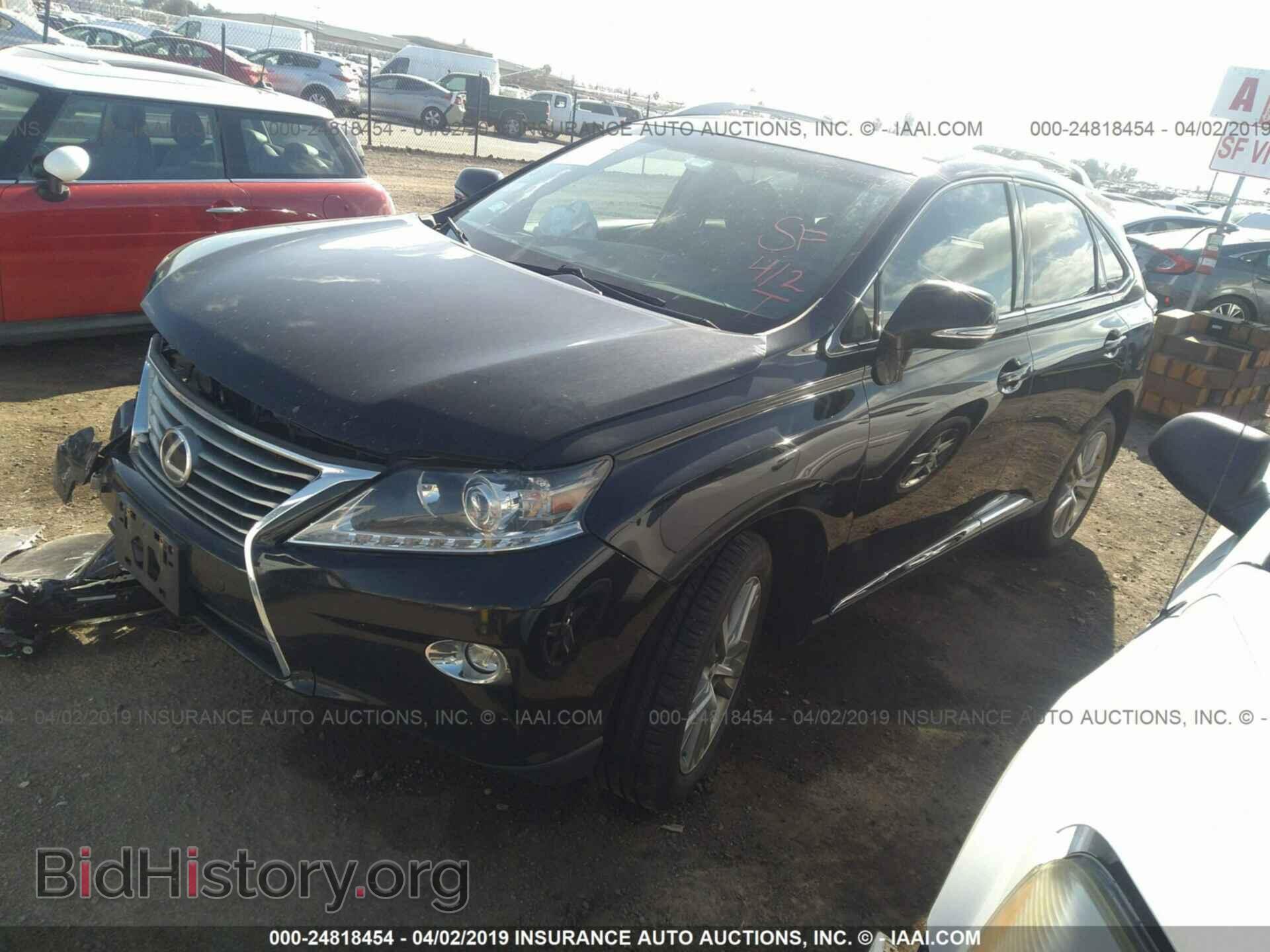 2015 LEXUS RX - VIN: 2T2BK1BA1FC277748 - Фото 2