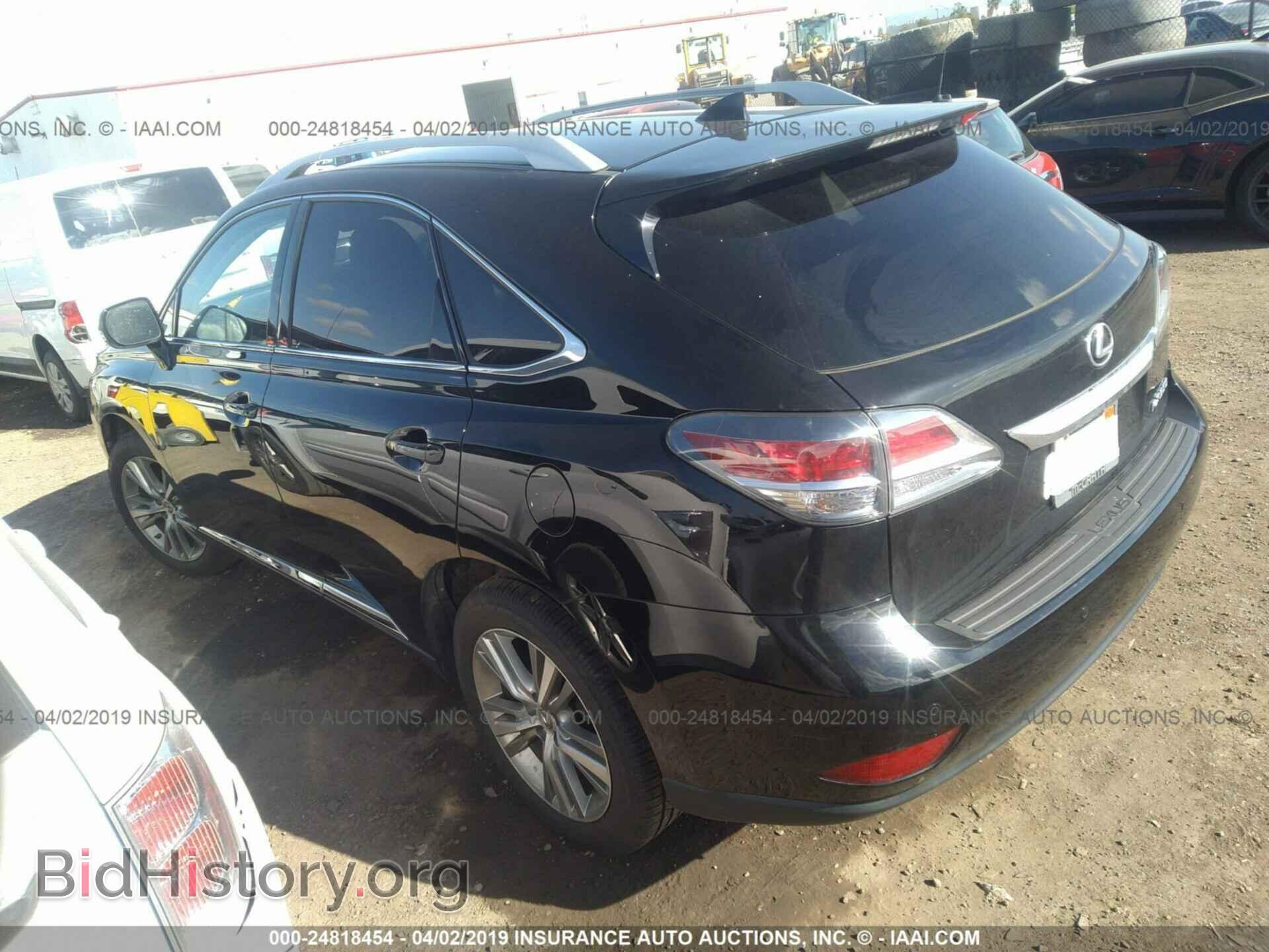 2015 LEXUS RX - VIN: 2T2BK1BA1FC277748 - Фото 3