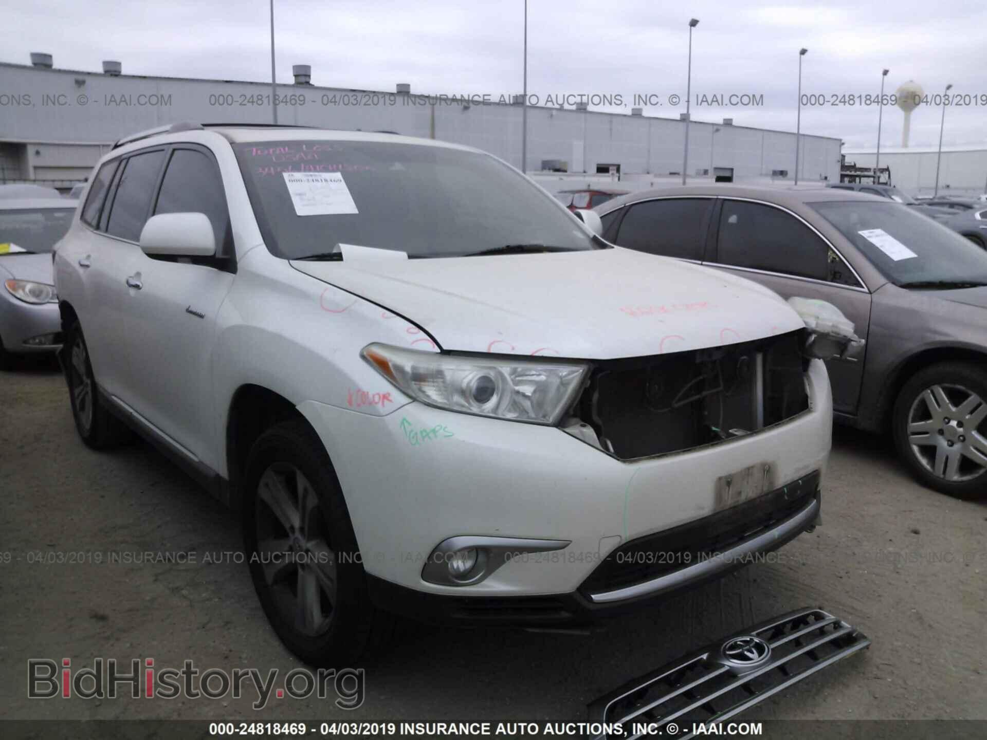 Фотография 5TDYK3EH8CS089458 - TOYOTA HIGHLANDER 2012