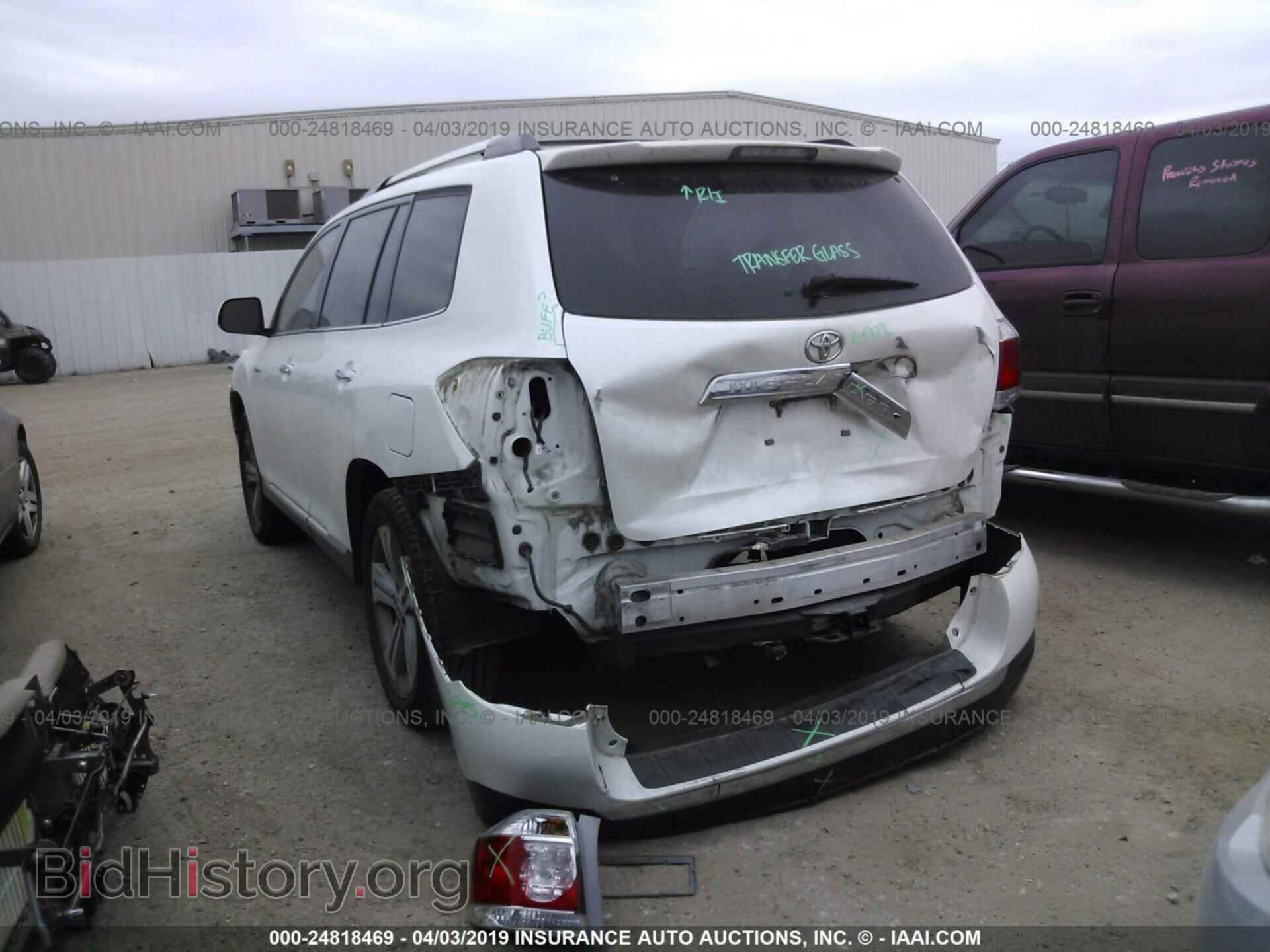 2012 TOYOTA HIGHLANDER - VIN: 5TDYK3EH8CS089458 - Фото 3