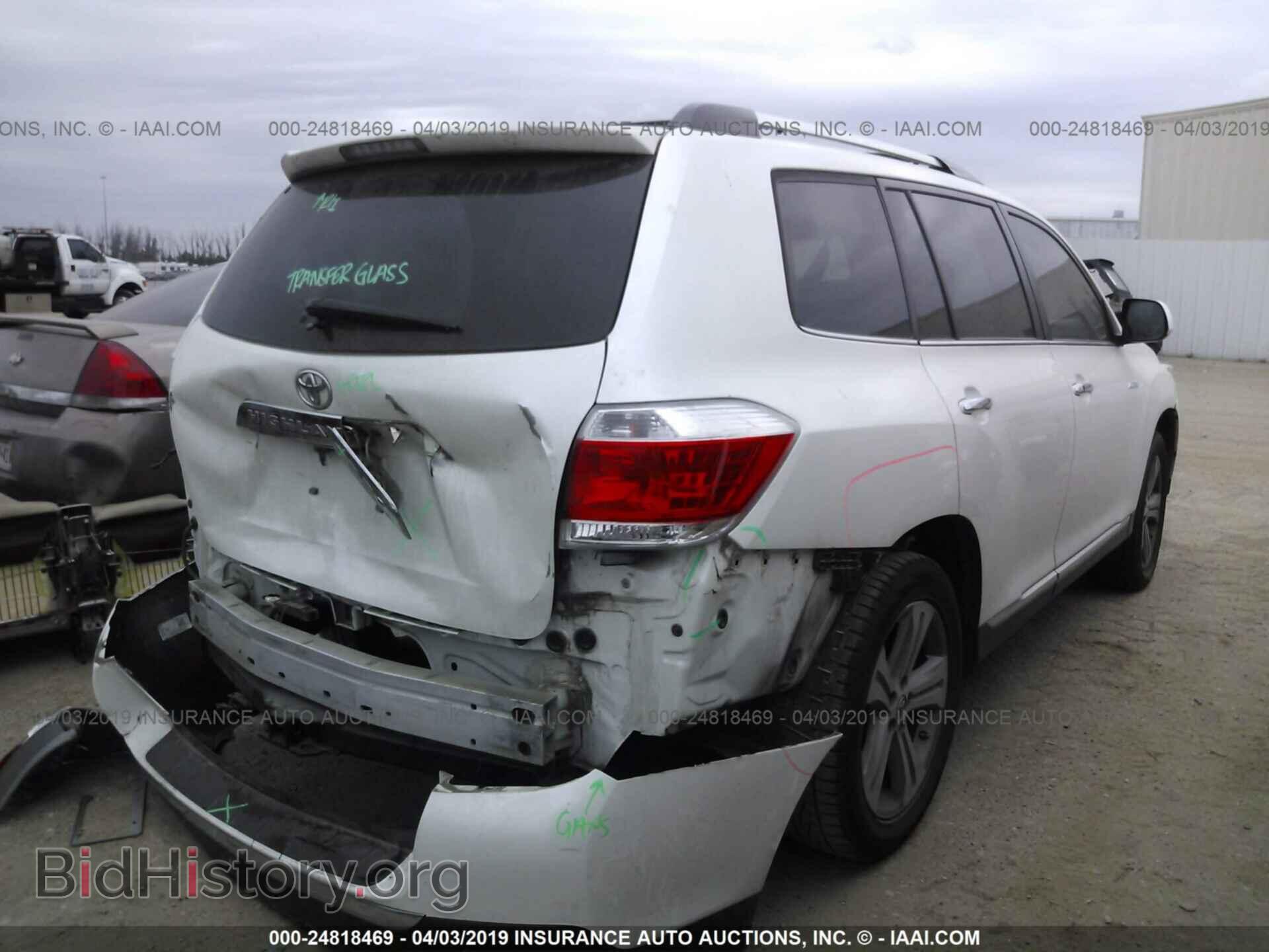 2012 TOYOTA HIGHLANDER - VIN: 5TDYK3EH8CS089458 - Фото 4
