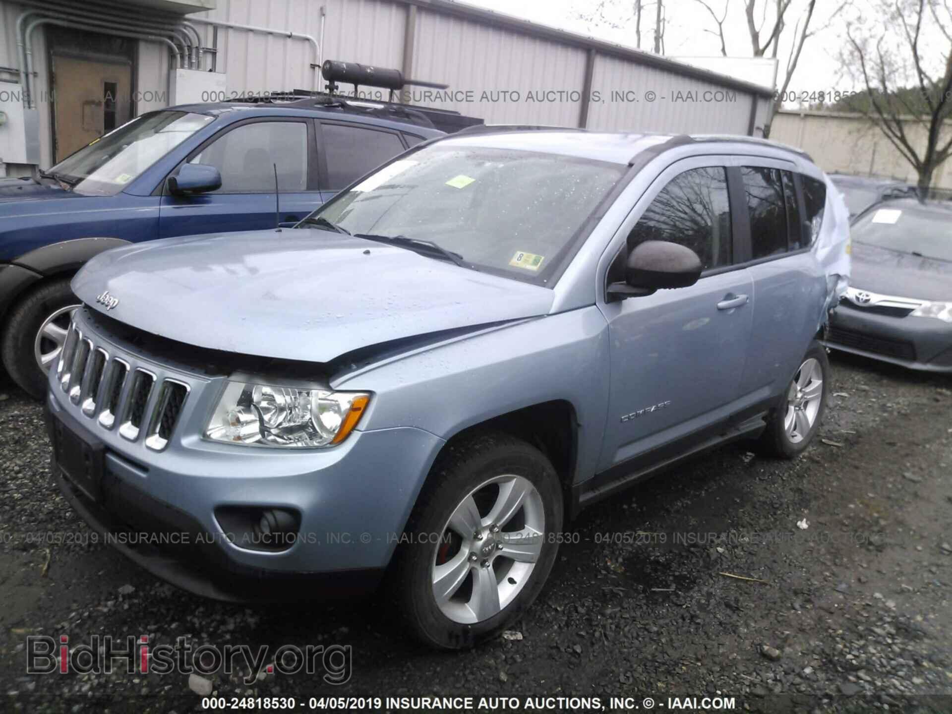 2013 JEEP COMPASS - VIN: 1C4NJDEB3DD196244 - Фото 2