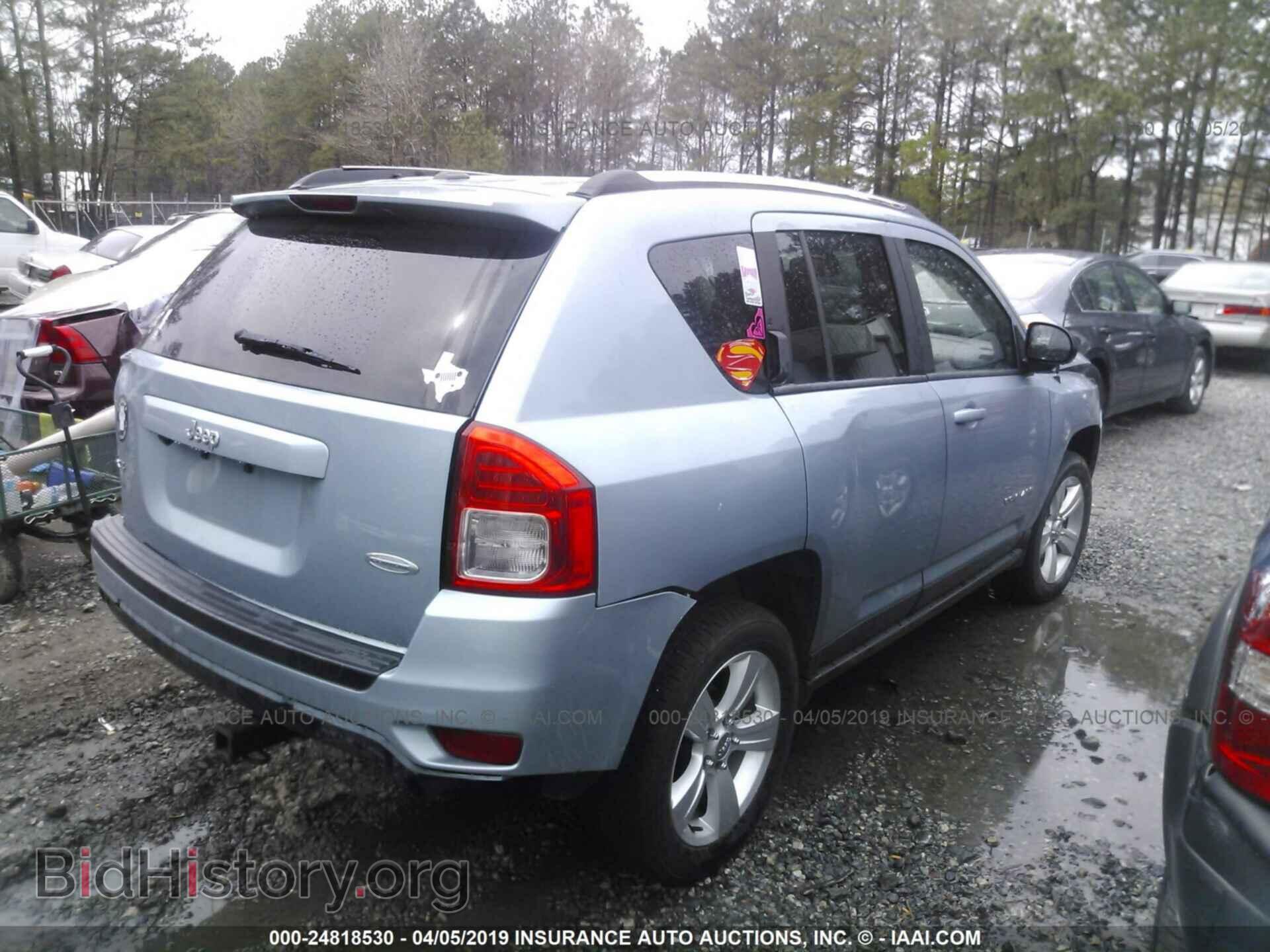 2013 JEEP COMPASS - VIN: 1C4NJDEB3DD196244 - Фото 4