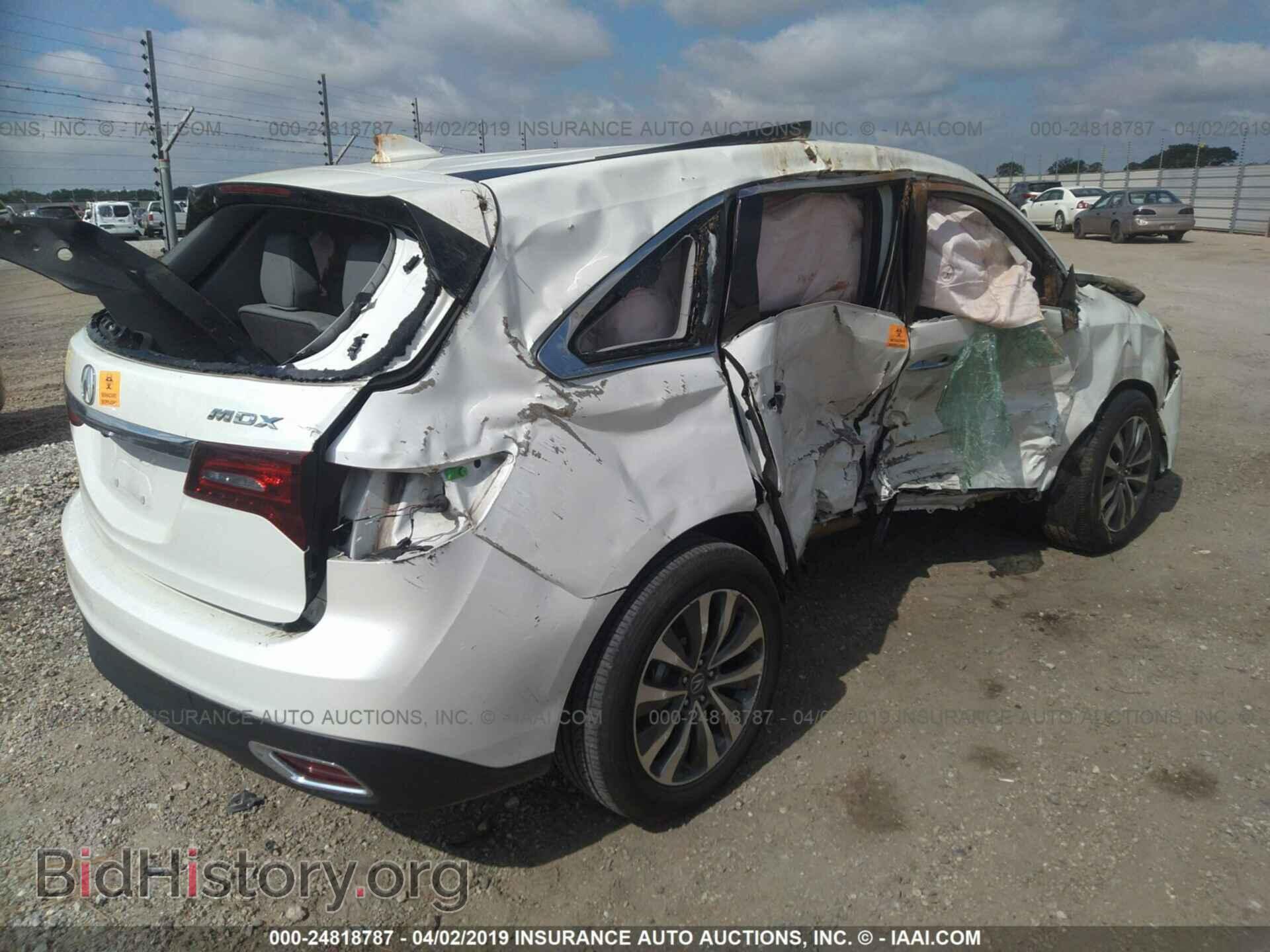 2015 ACURA MDX - VIN: 5FRYD3H4XFB012844 - Фото 4