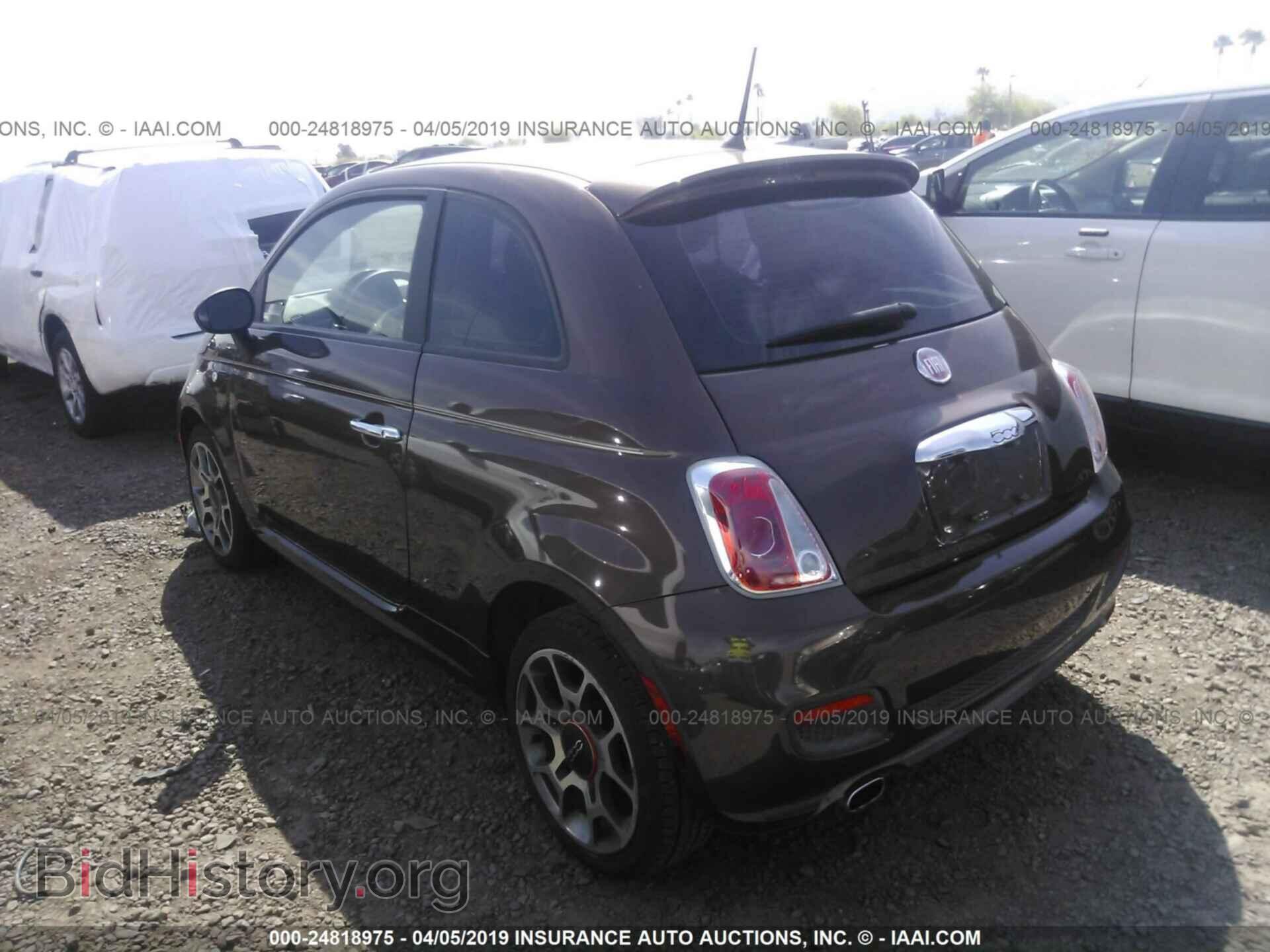 2012 FIAT 500 - VIN: 3C3CFFBR3CT384779 - Фото 3