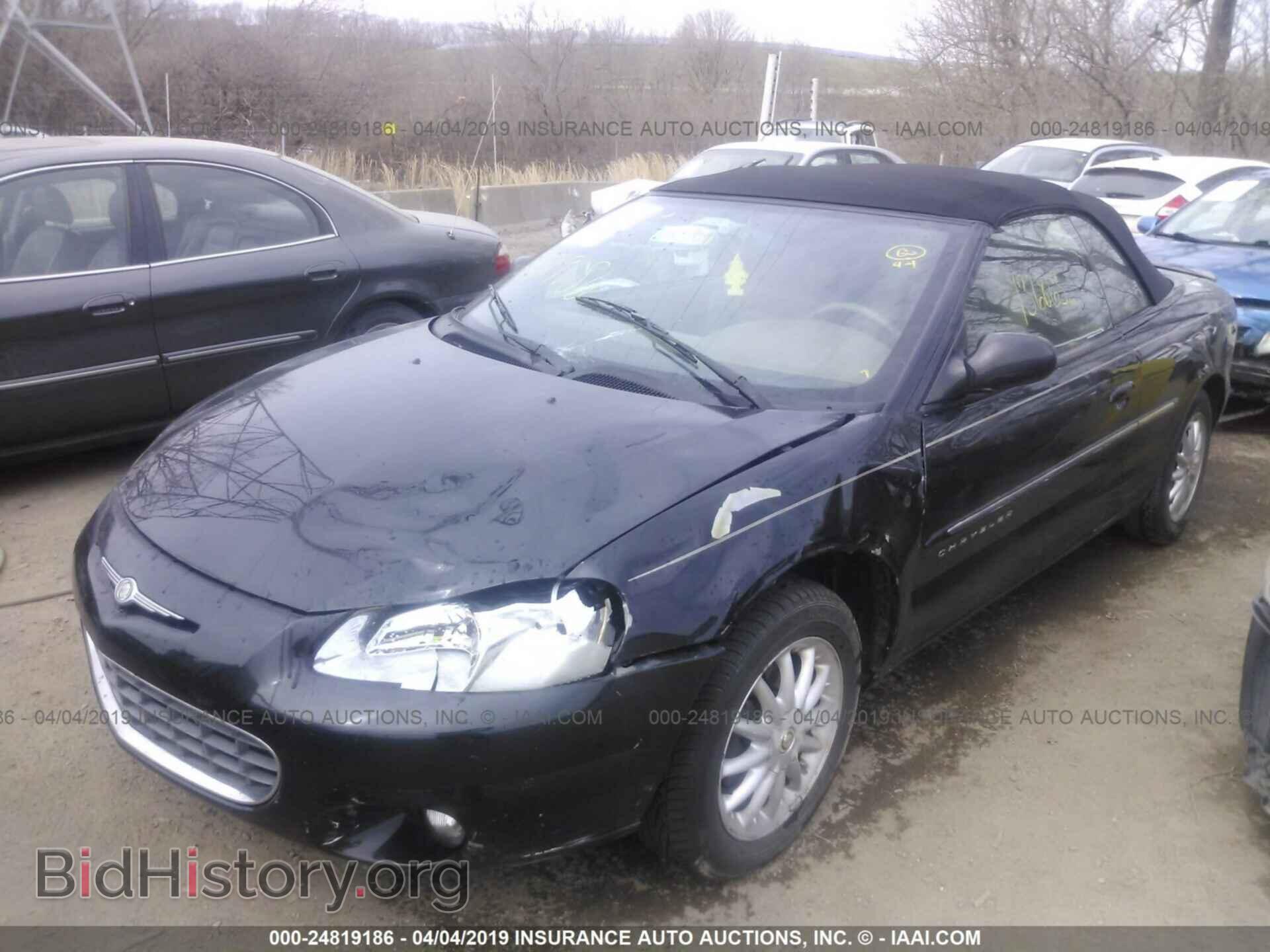2001 CHRYSLER SEBRING - VIN: 1C3EL55U31N585977 - Фото 2