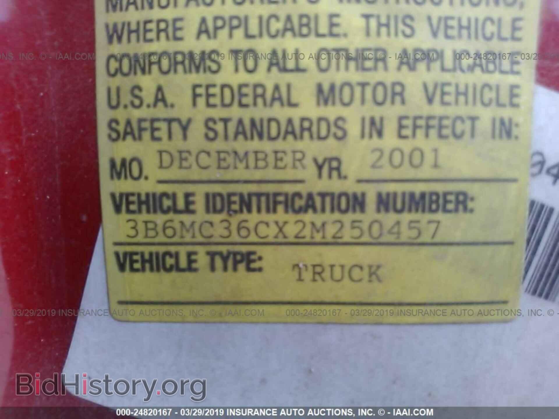 2002 DODGE RAM 3500 - VIN: 3B6MC36CX2M250457 - Photo 9