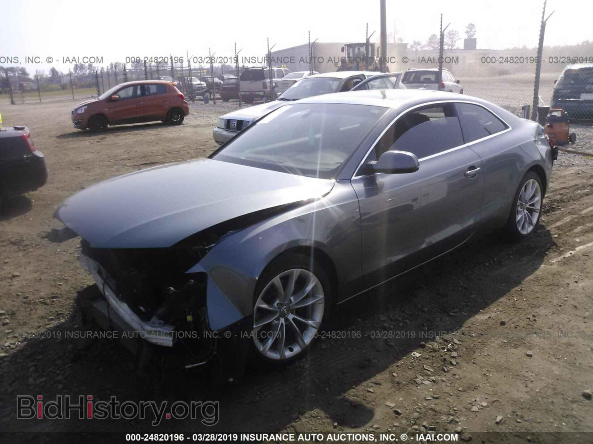 2013 AUDI A5 - VIN: WAUCFAFR4DA027755 - Фото 2