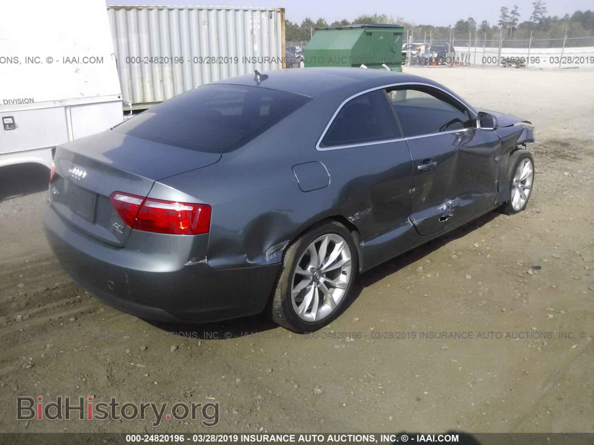 2013 AUDI A5 - VIN: WAUCFAFR4DA027755 - Фото 4
