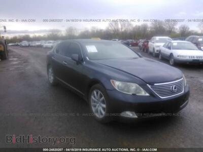 2007 Lexus LS 460, черный — VIN JTHBL46F575020100, IAAI
