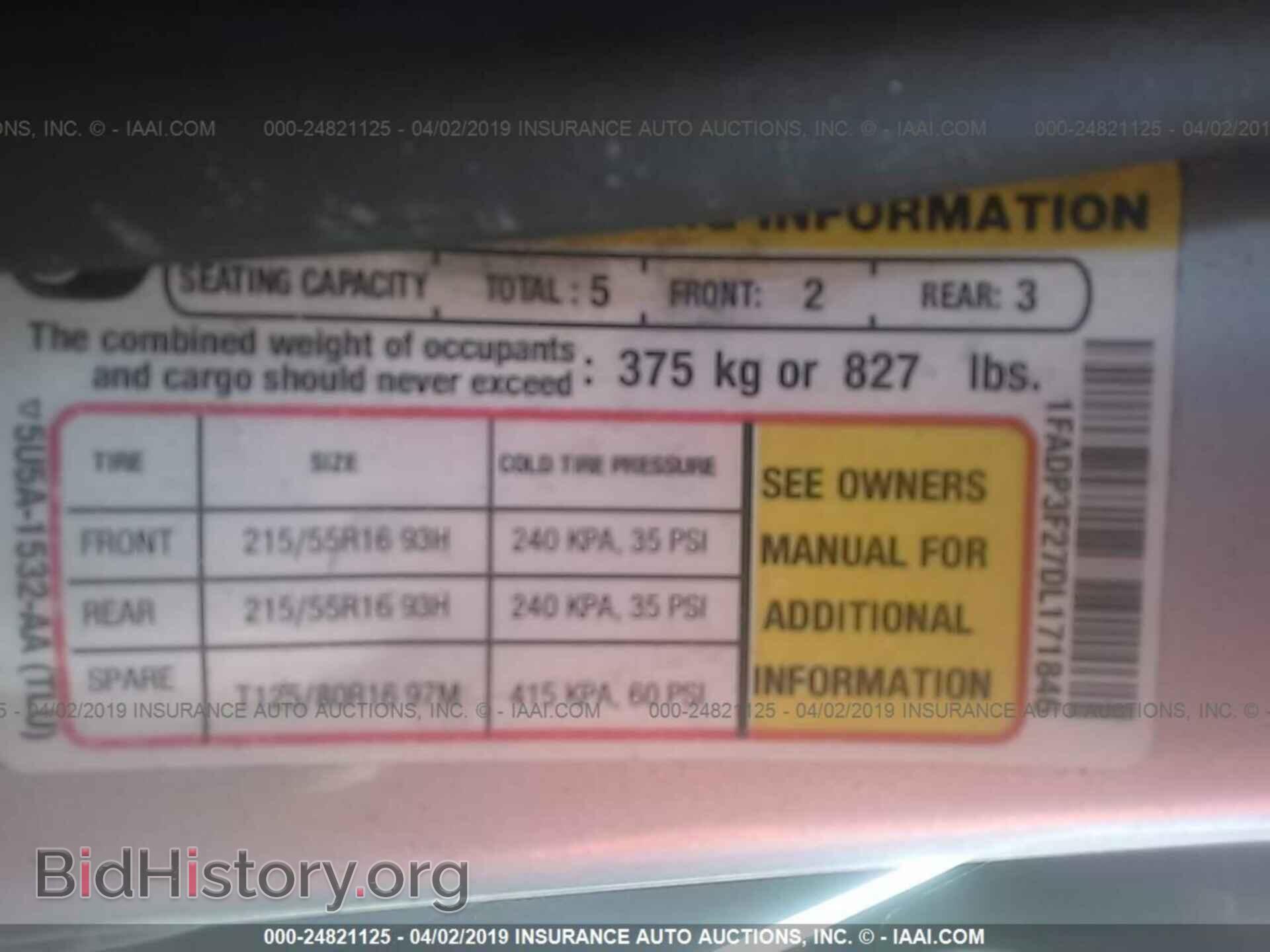 2013 FORD FOCUS - VIN: 1FADP3F27DL171846 - Photo 9