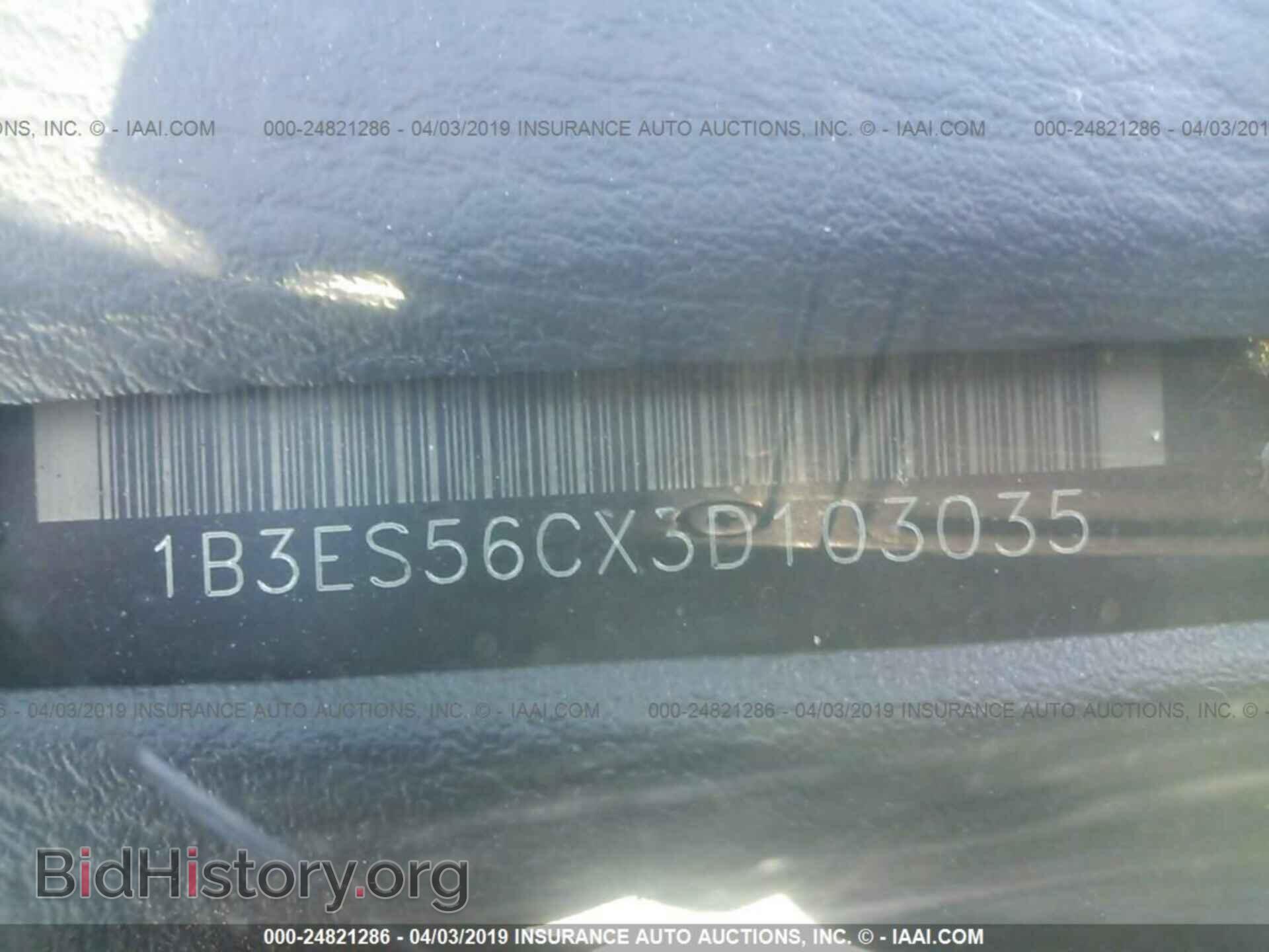 2003 DODGE NEON - VIN: 1B3ES56CX3D103035 - Фото 9
