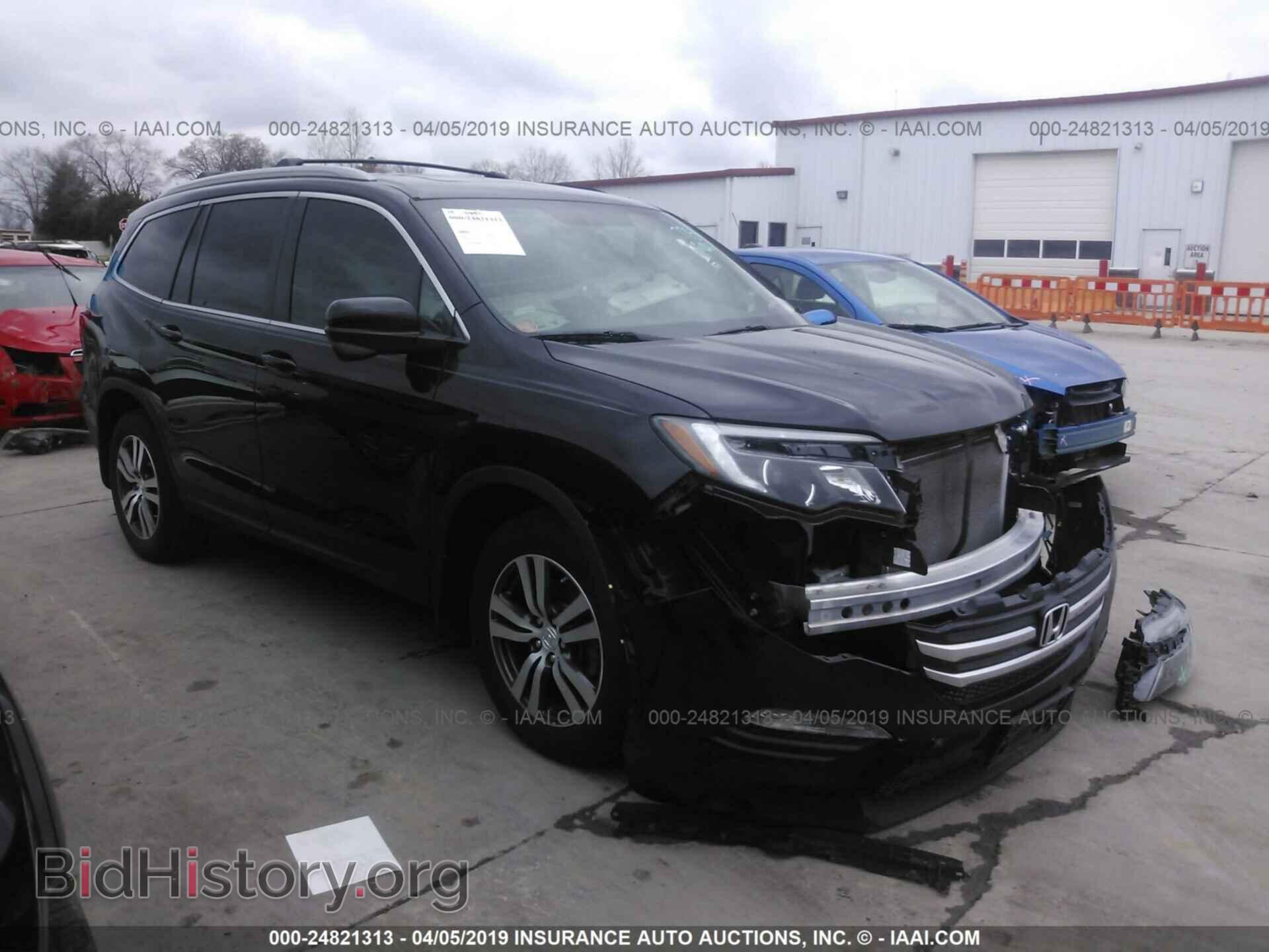 Фотография 5FNYF6H83GB092019 - HONDA PILOT 2016