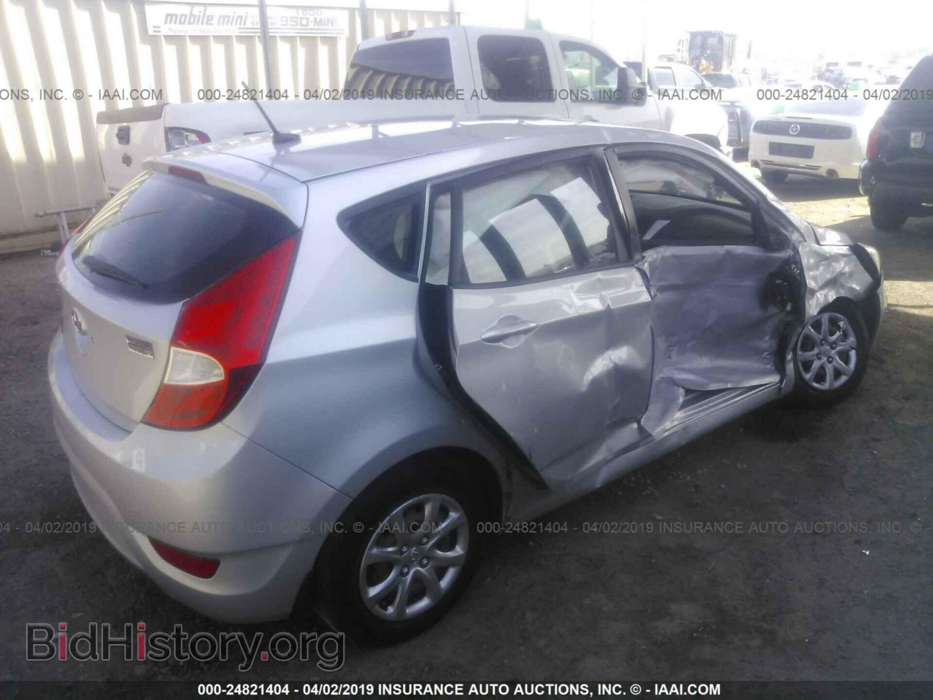 2013 HYUNDAI ACCENT - VIN: KMHCT5AE0DU075593 - Фото 4