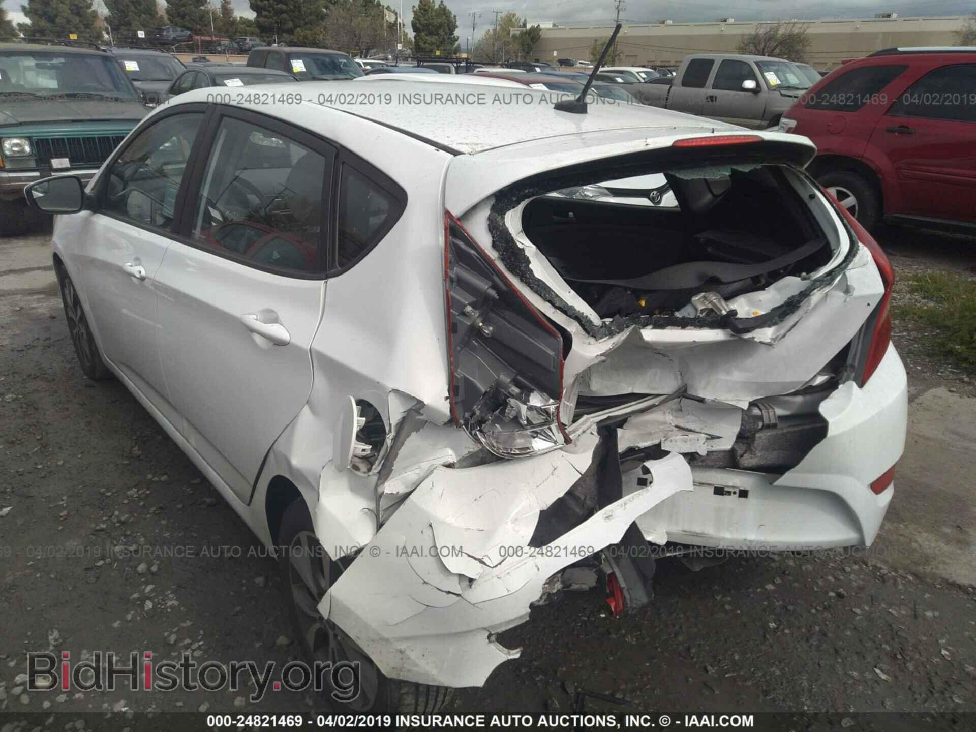 2015 HYUNDAI ACCENT - VIN: KMHCU5AE1FU201640 - Фото 3