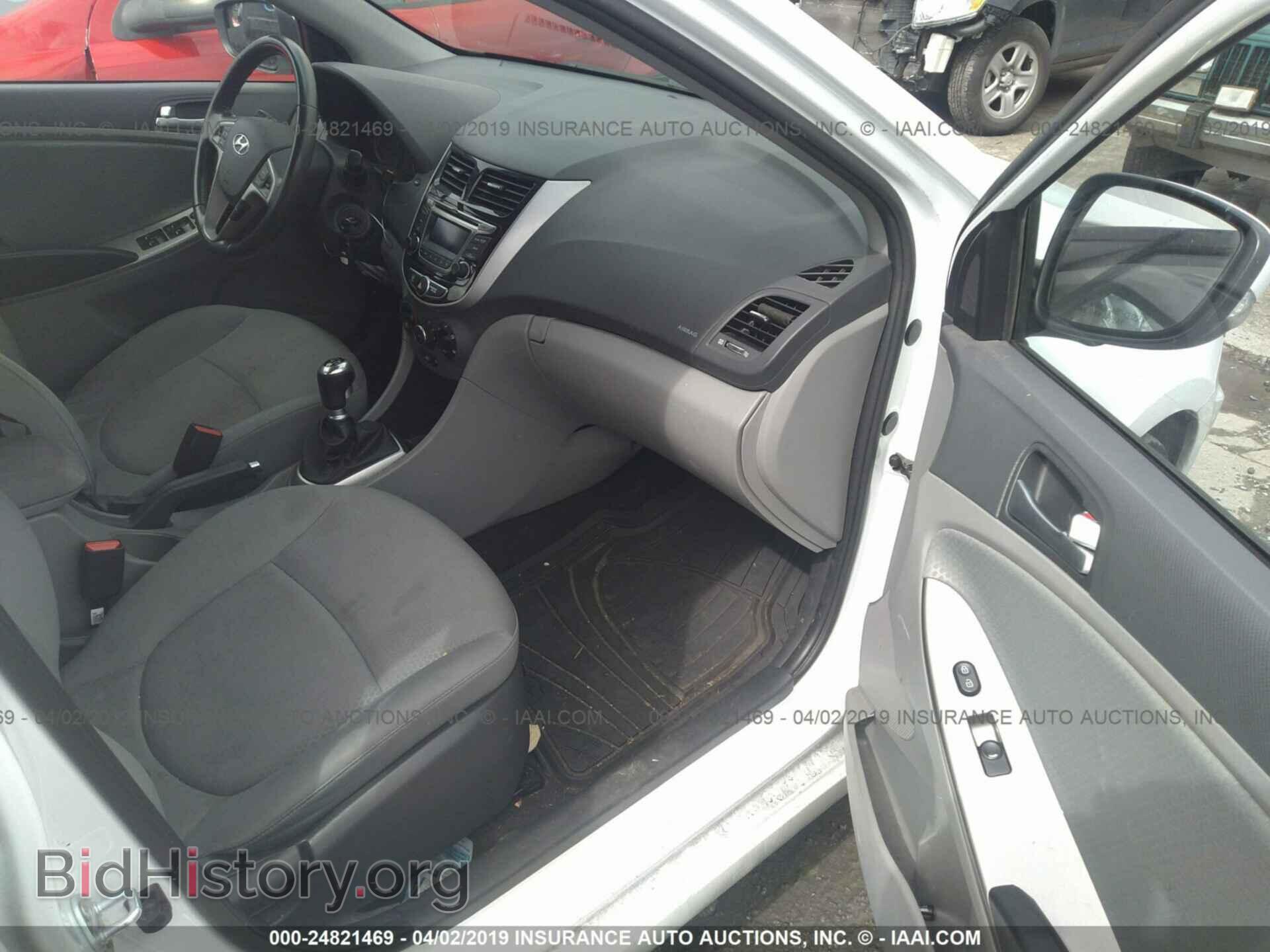 2015 HYUNDAI ACCENT - VIN: KMHCU5AE1FU201640 - Фото 5