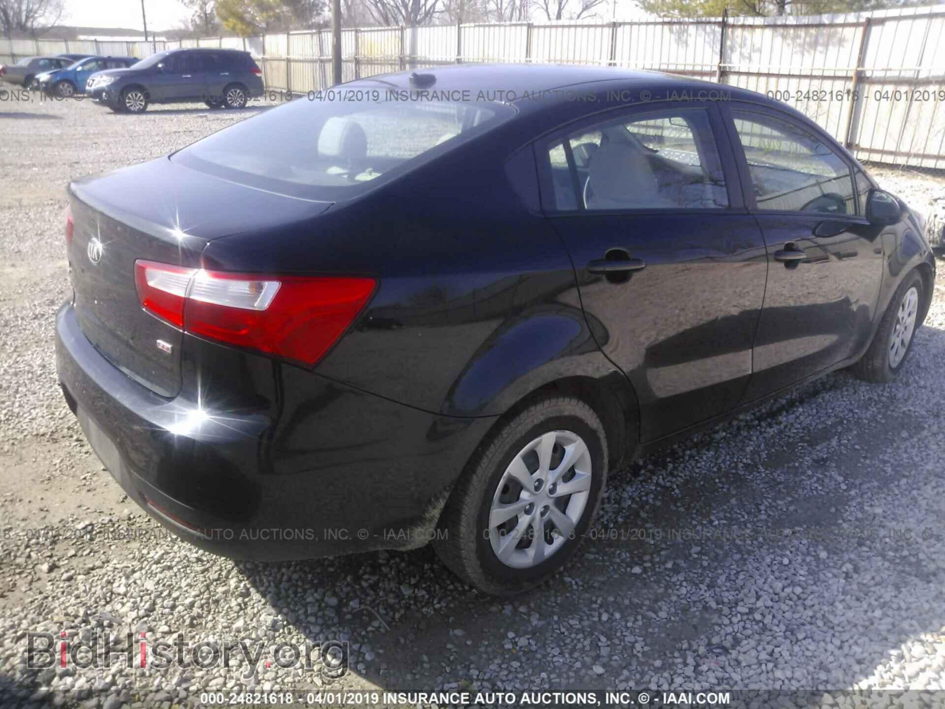 2013 KIA RIO - VIN: KNADM4A33D6229648 - Photo 4