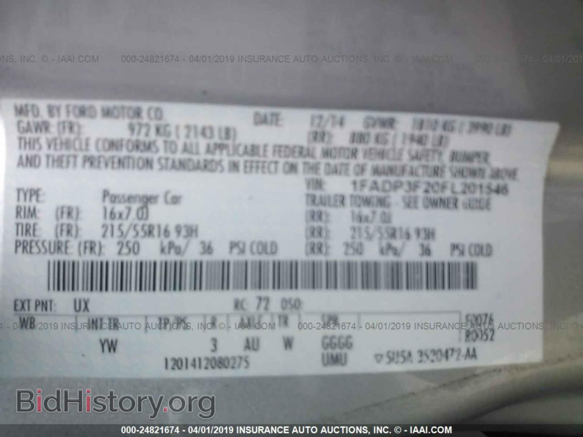 2015 FORD FOCUS - VIN: 1FADP3F20FL201546 - Photo 9