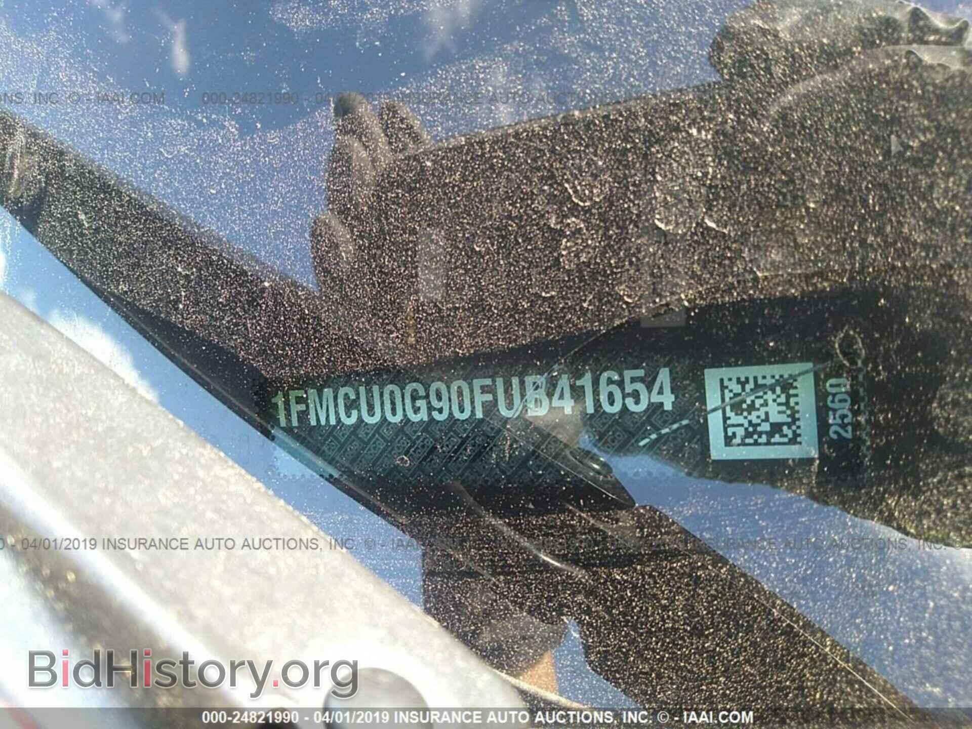 2015 FORD ESCAPE - VIN: 1FMCU0G90FUB41654 - Photo 9