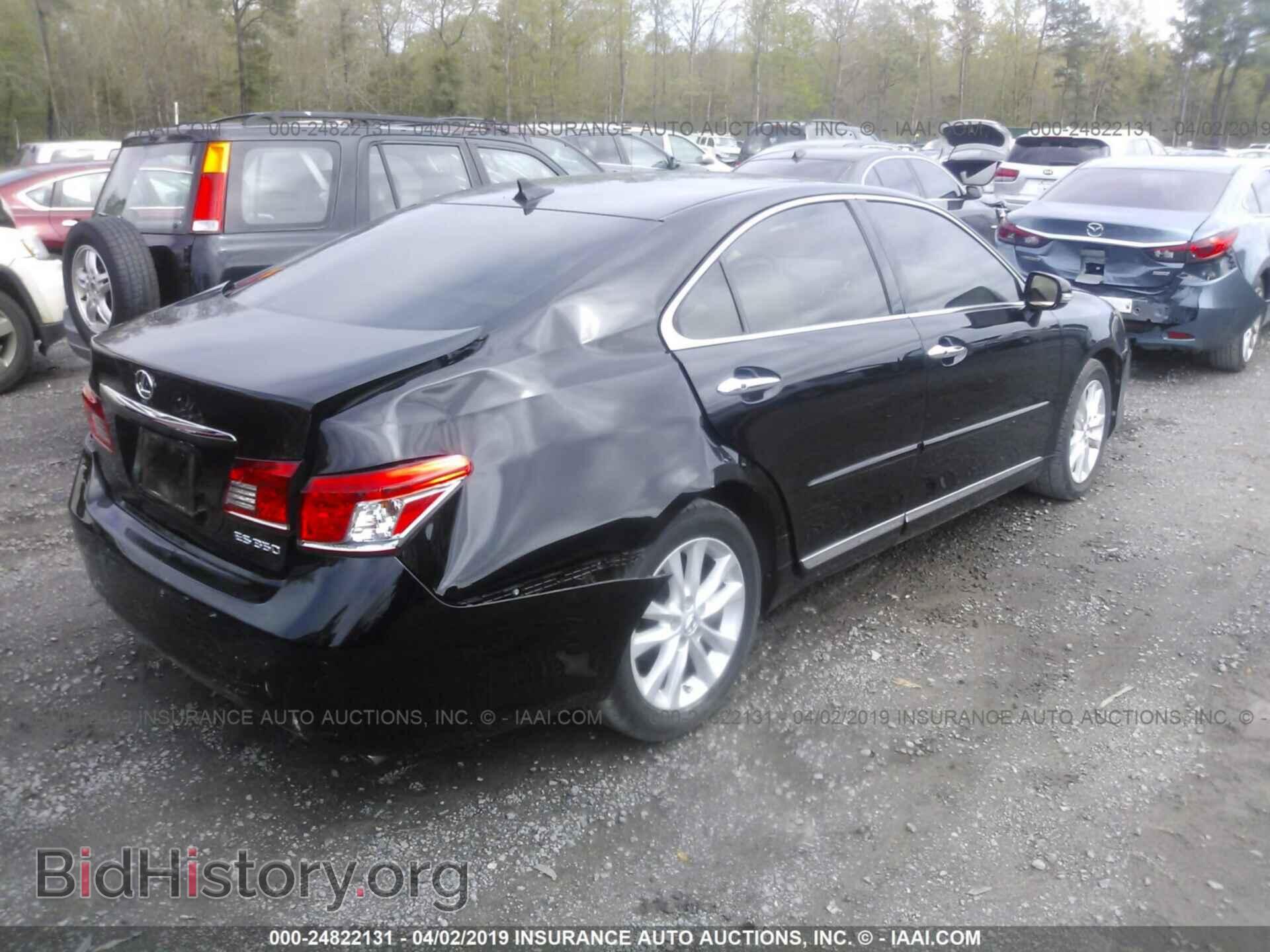 2012 LEXUS ES - VIN: JTHBK1EG5C2486858 - Фото 4