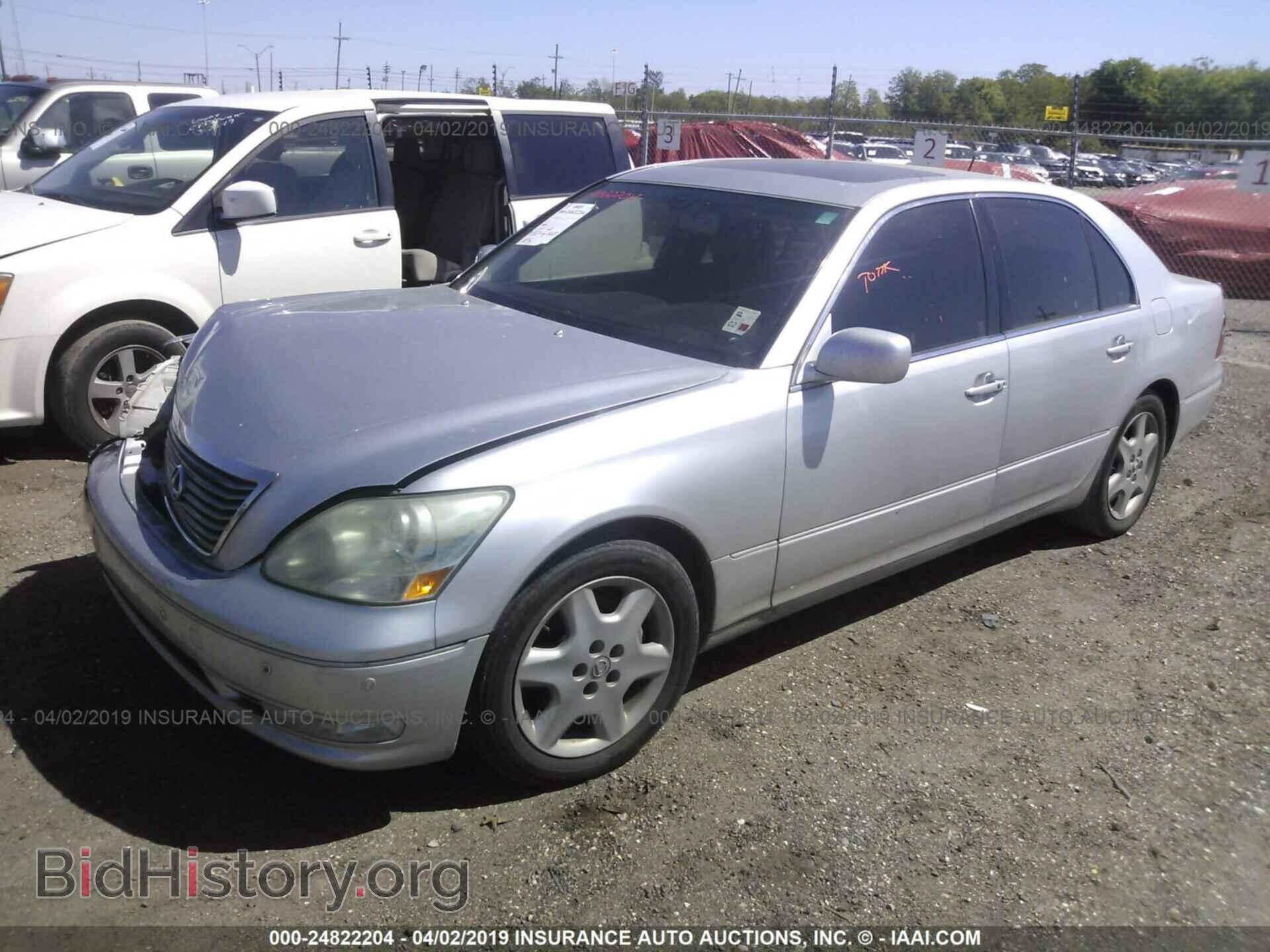 2004 LEXUS LS - VIN: JTHBN36F340172762 - Фото 2