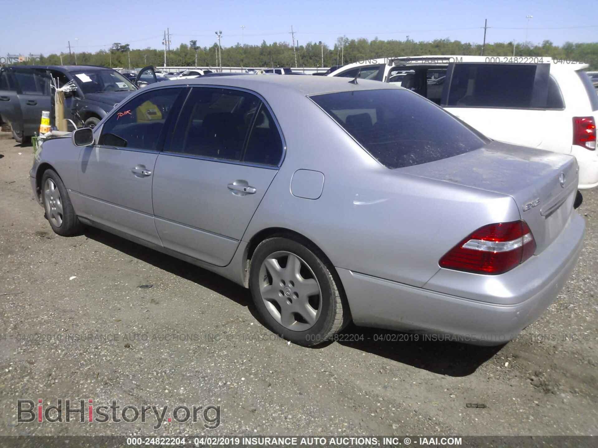 2004 LEXUS LS - VIN: JTHBN36F340172762 - Фото 3