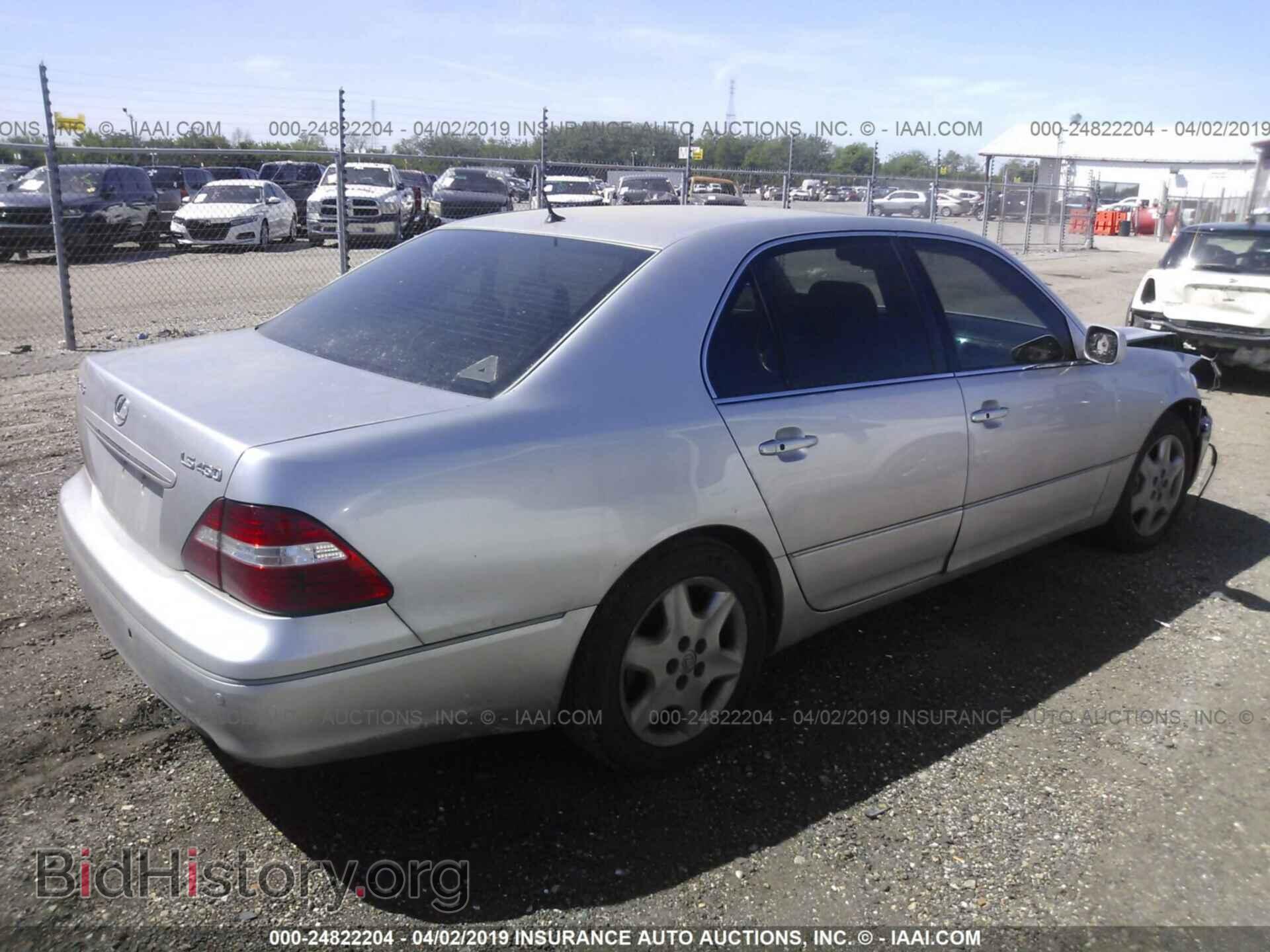 2004 LEXUS LS - VIN: JTHBN36F340172762 - Фото 4