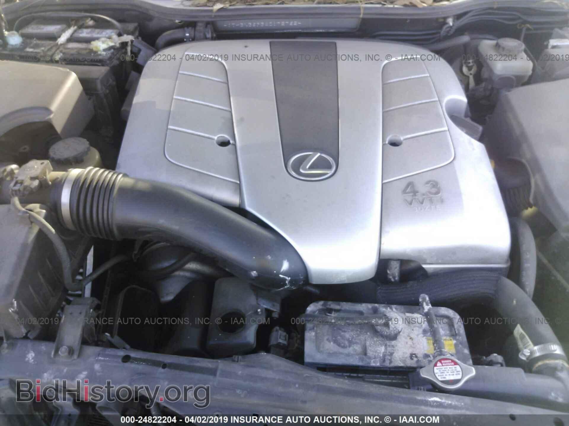 2004 LEXUS LS - VIN: JTHBN36F340172762 - Фото 10