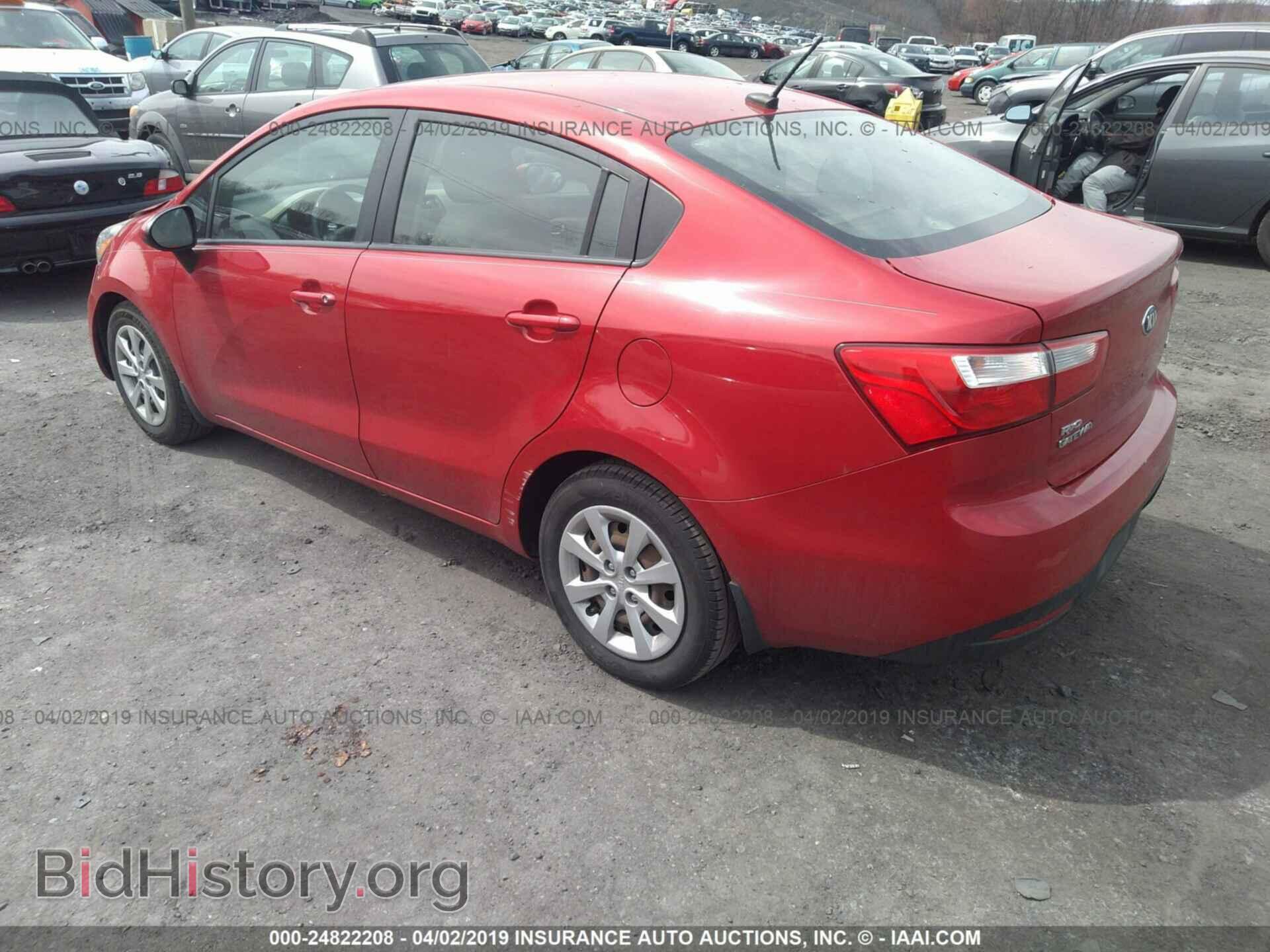 2013 KIA RIO - VIN: KNADN4A34D6215450 - Фото 3