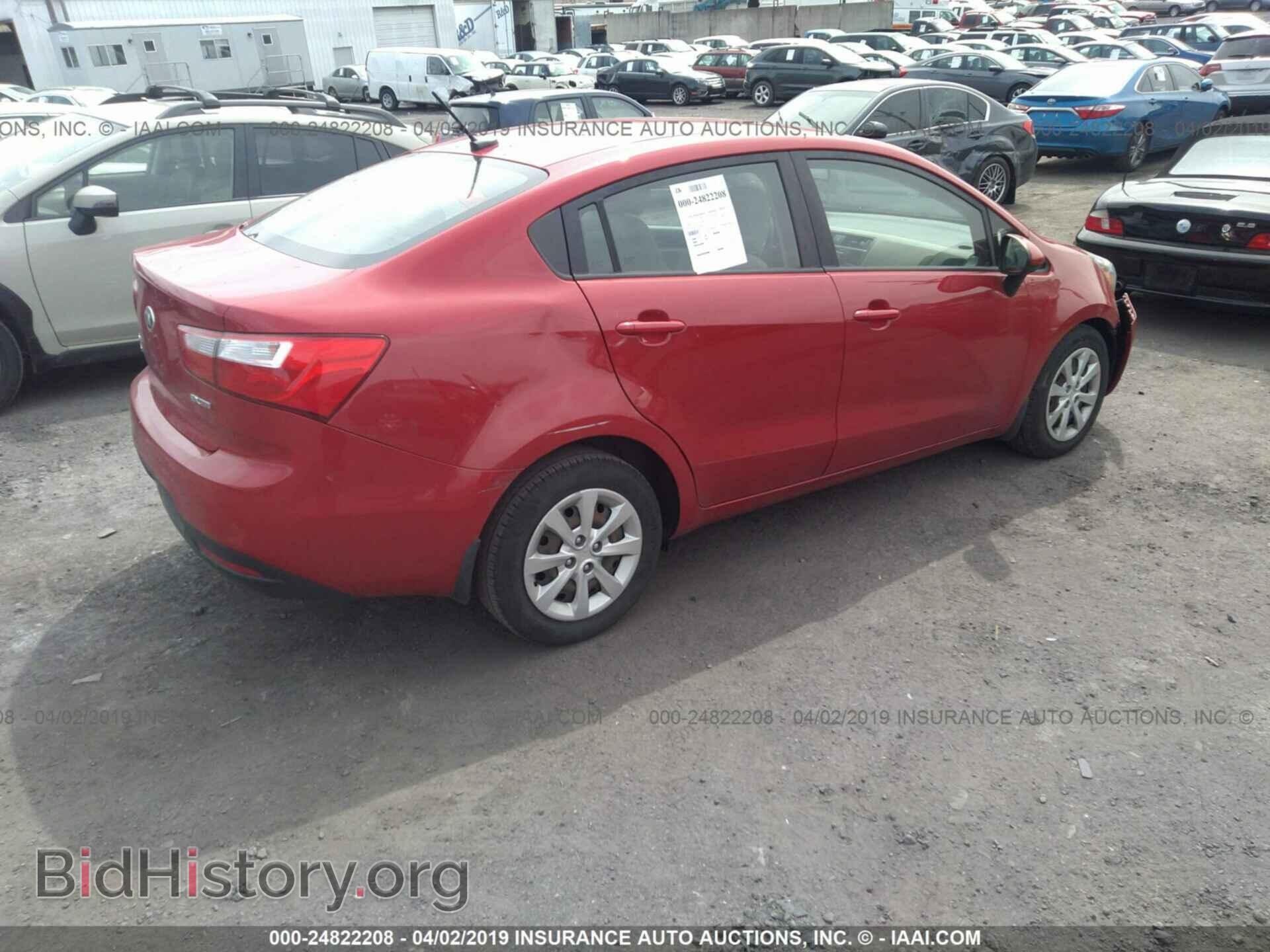 2013 KIA RIO - VIN: KNADN4A34D6215450 - Фото 4