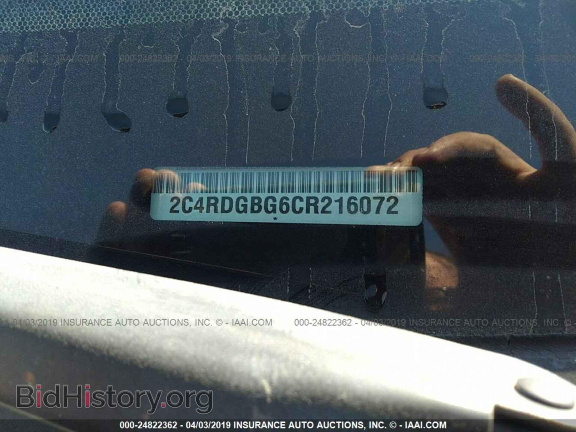 2012 DODGE GRAND CARAVAN - VIN: 2C4RDGBG6CR216072 - Фото 9