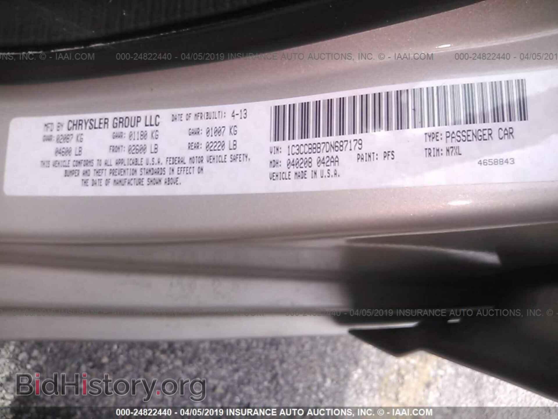 2013 CHRYSLER 200 - VIN: 1C3CCBBB7DN687179 - Photo 9