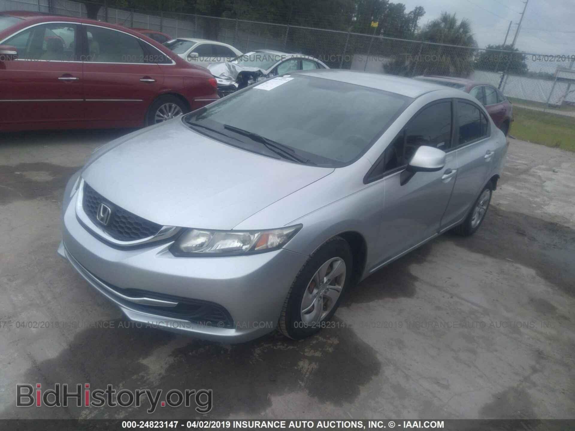 2013 HONDA CIVIC - VIN: 2HGFB2F50DH563717 - Фото 2