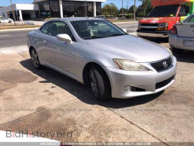 2010 Lexus IS 250, silver — VIN JTHFF2C22A2508881, IAAI