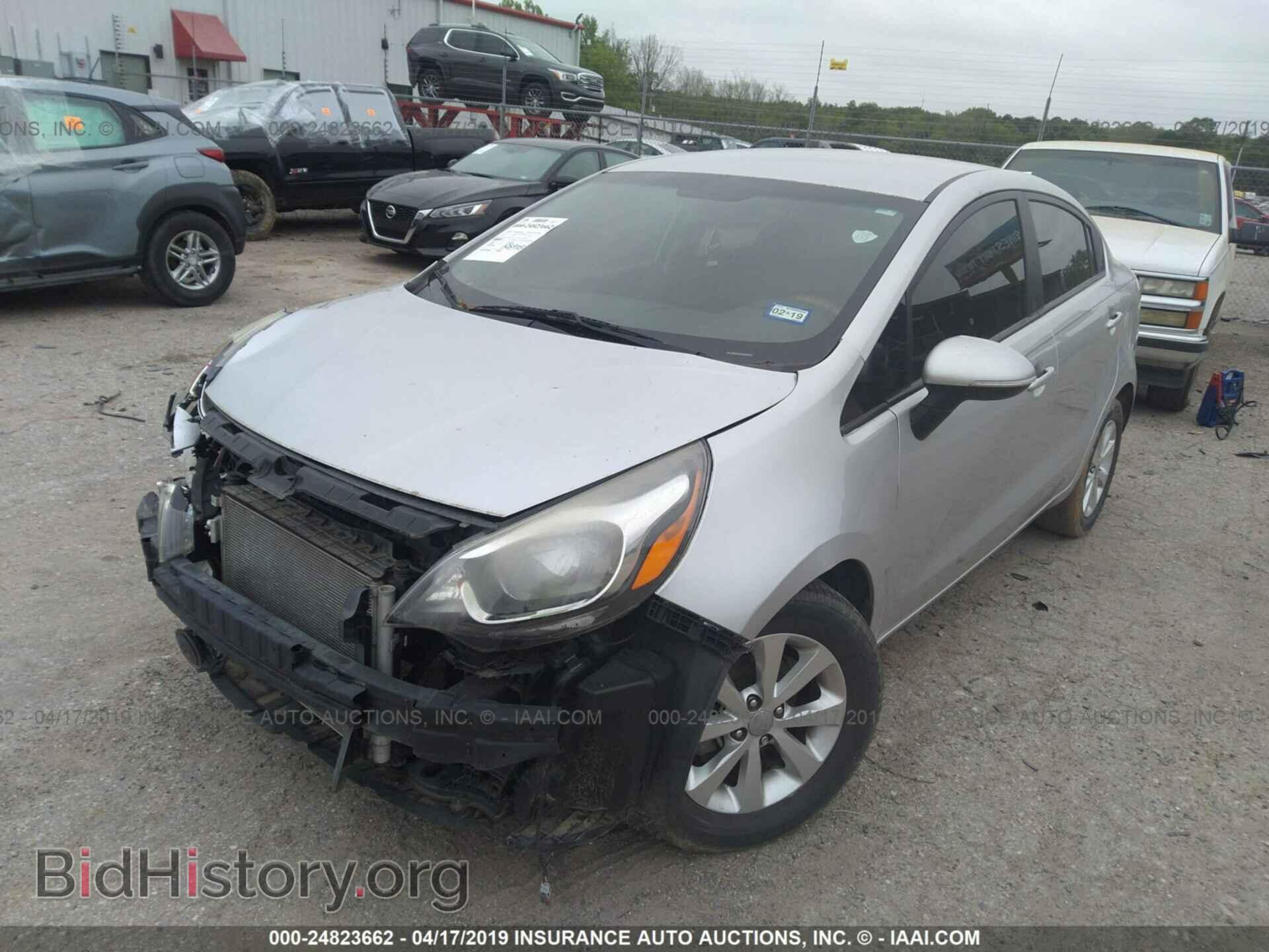 2013 KIA RIO - VIN: KNADN4A3XD6096240 - Фото 2