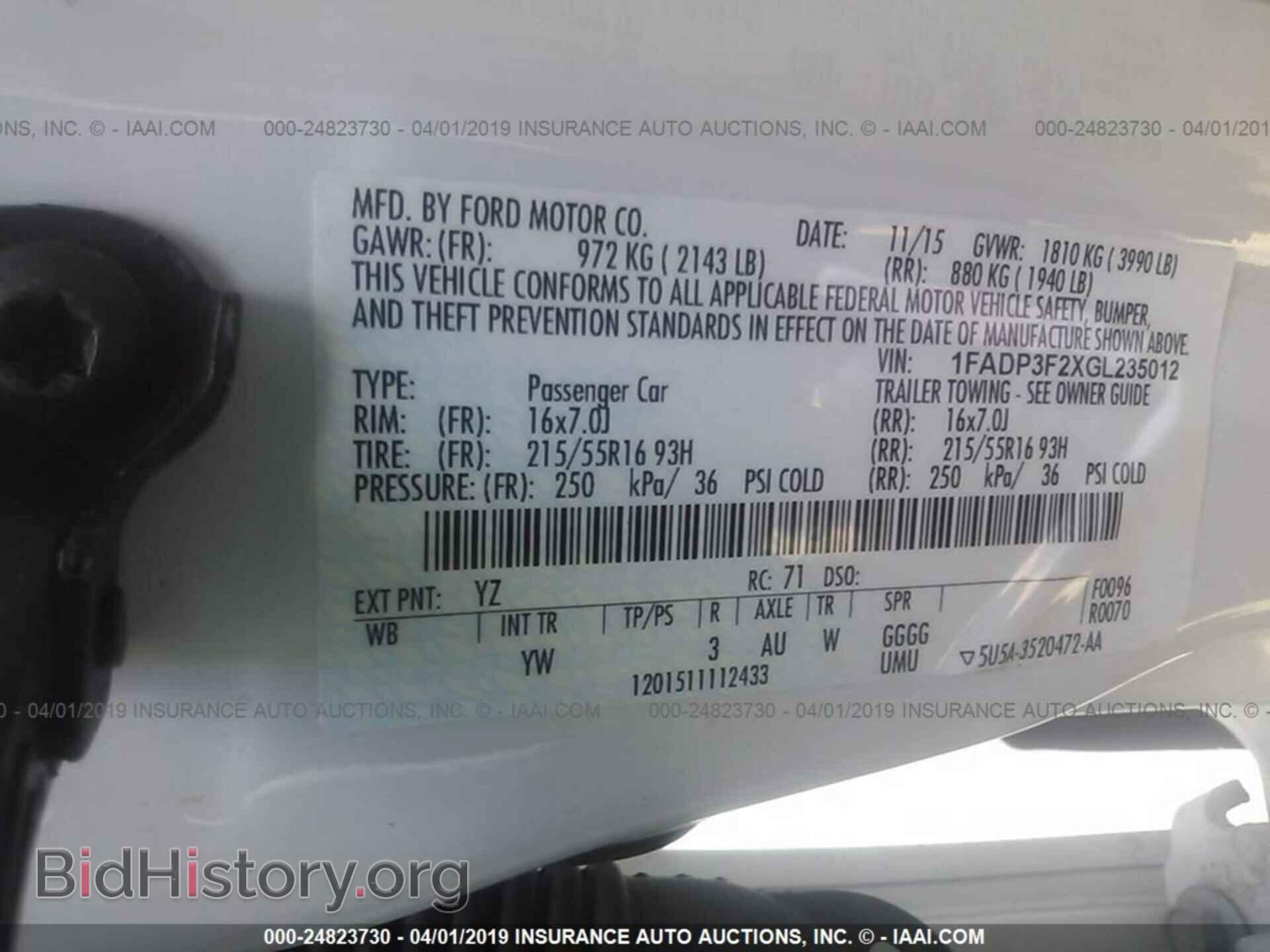 2016 FORD FOCUS - VIN: 1FADP3F2XGL235012 - Photo 9