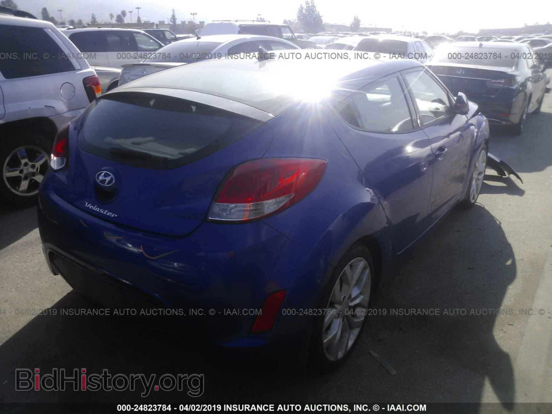 2013 HYUNDAI VELOSTER - VIN: KMHTC6AD6DU172746 - Фото 4