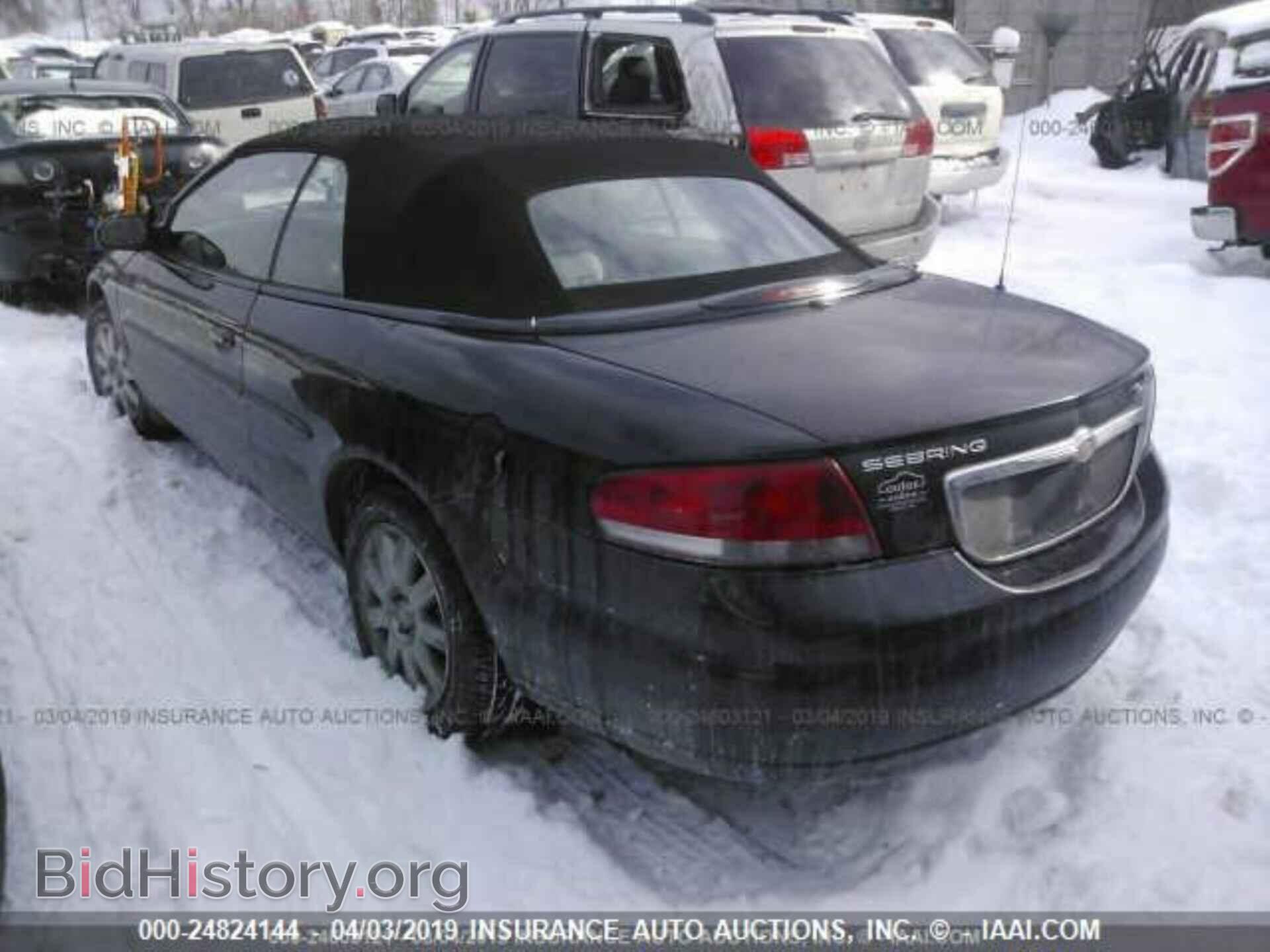 2004 CHRYSLER SEBRING - VIN: 1C3EL55R84N239987 - Фото 3