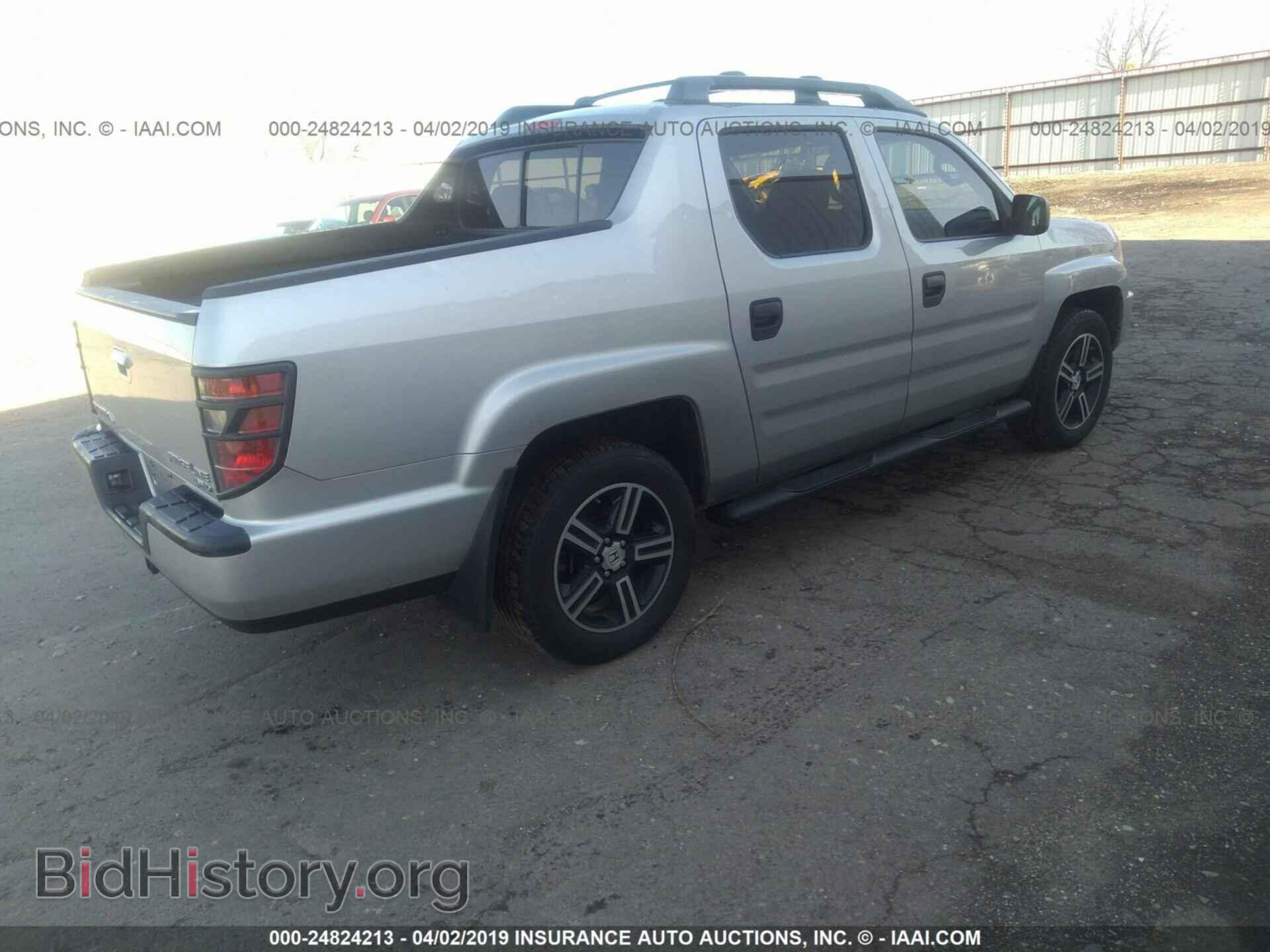 2013 HONDA RIDGELINE - VIN: 5FPYK1F76DB016175 - Фото 4