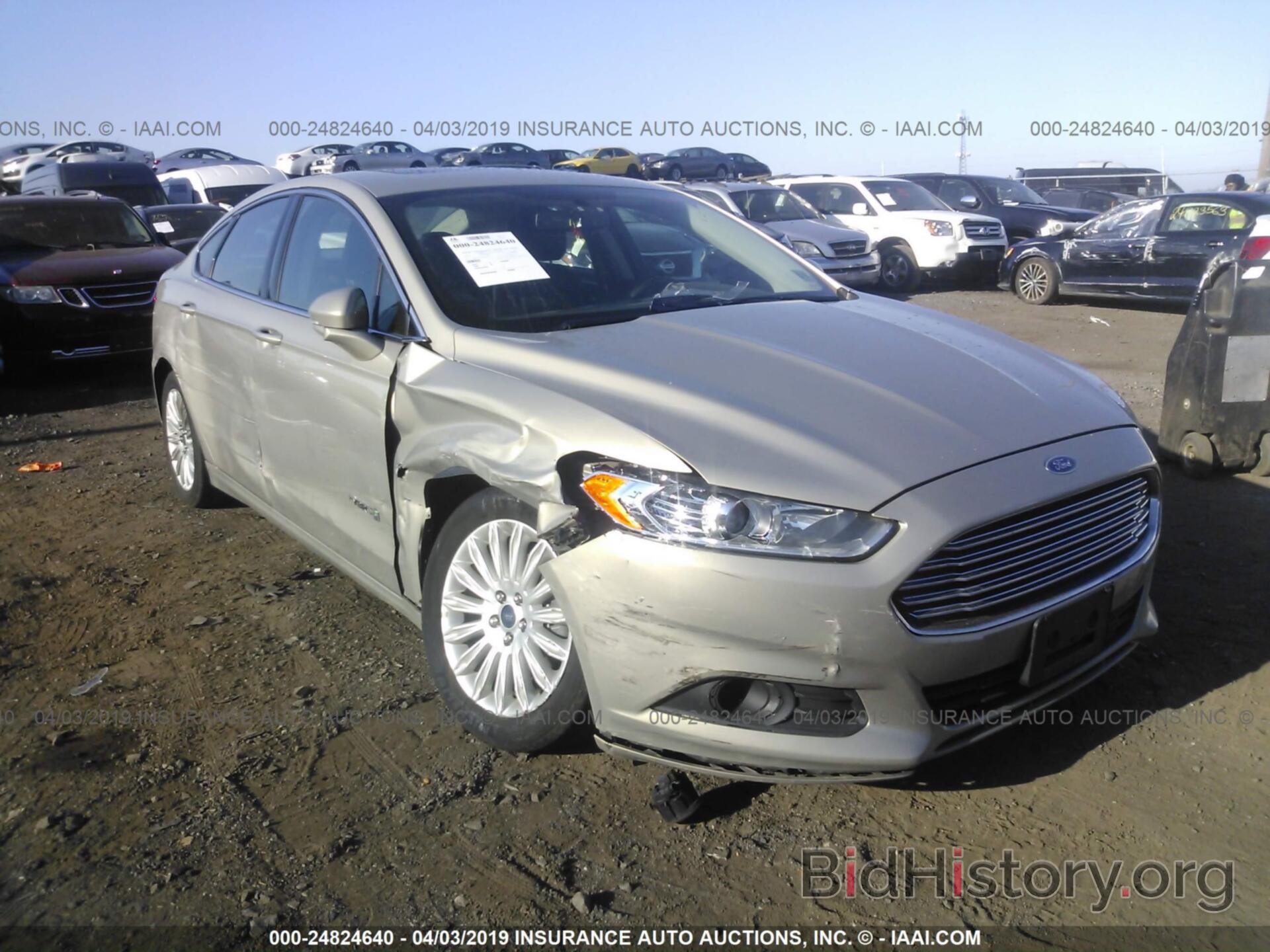 Photo 3FA6P0LU0FR166201 - FORD FUSION 2015