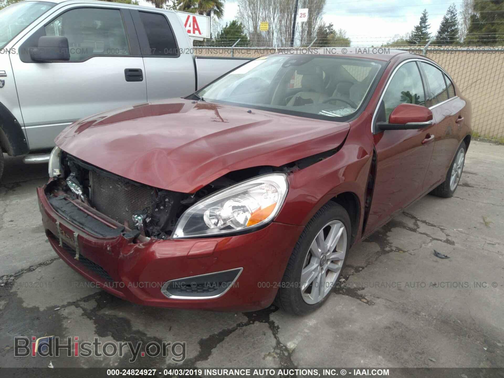 2012 VOLVO S60 - VIN: YV1622FS4C2077028 - Фото 2