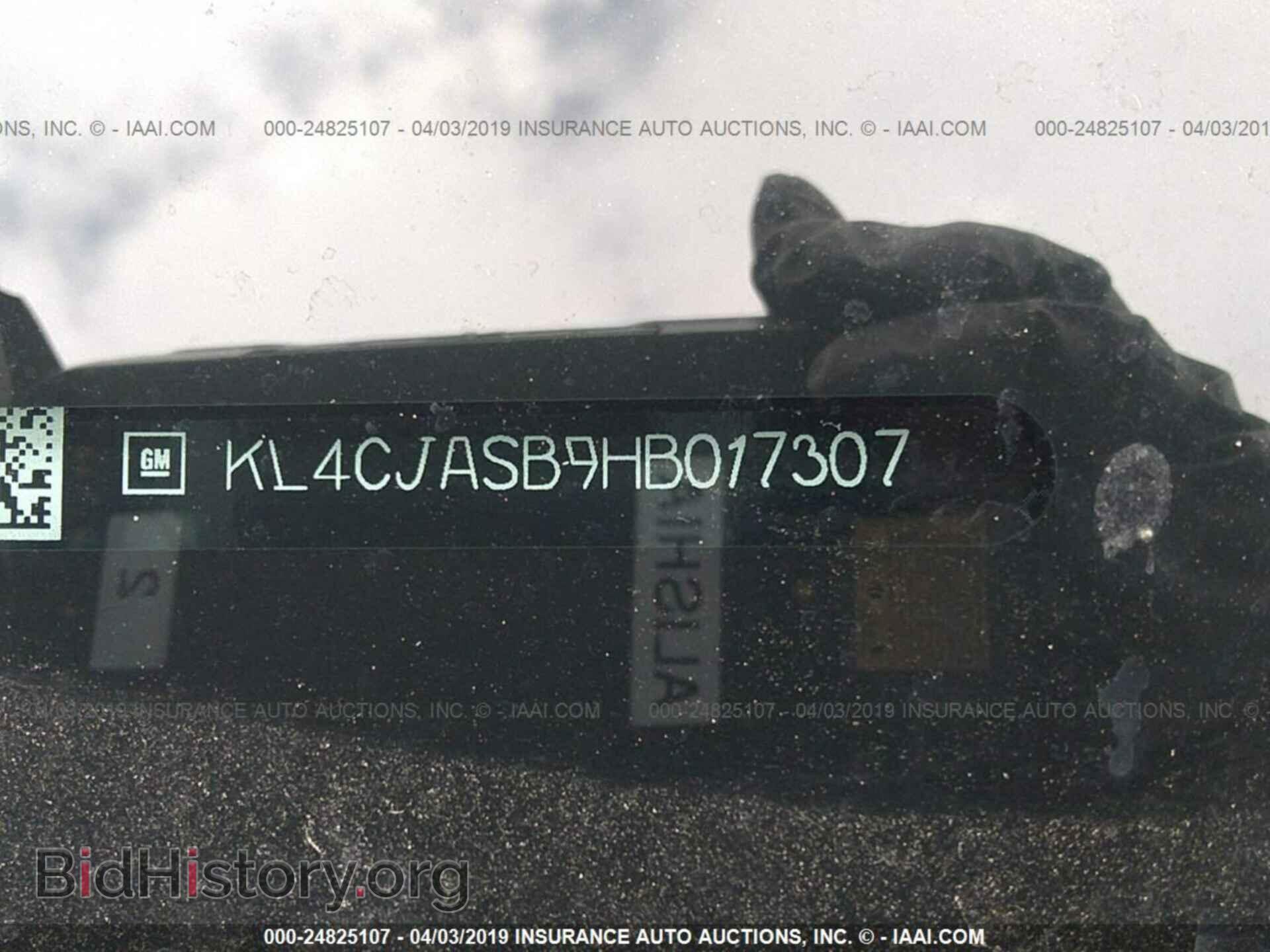 2017 BUICK ENCORE - VIN: KL4CJASB9HB017307 - Фото 9