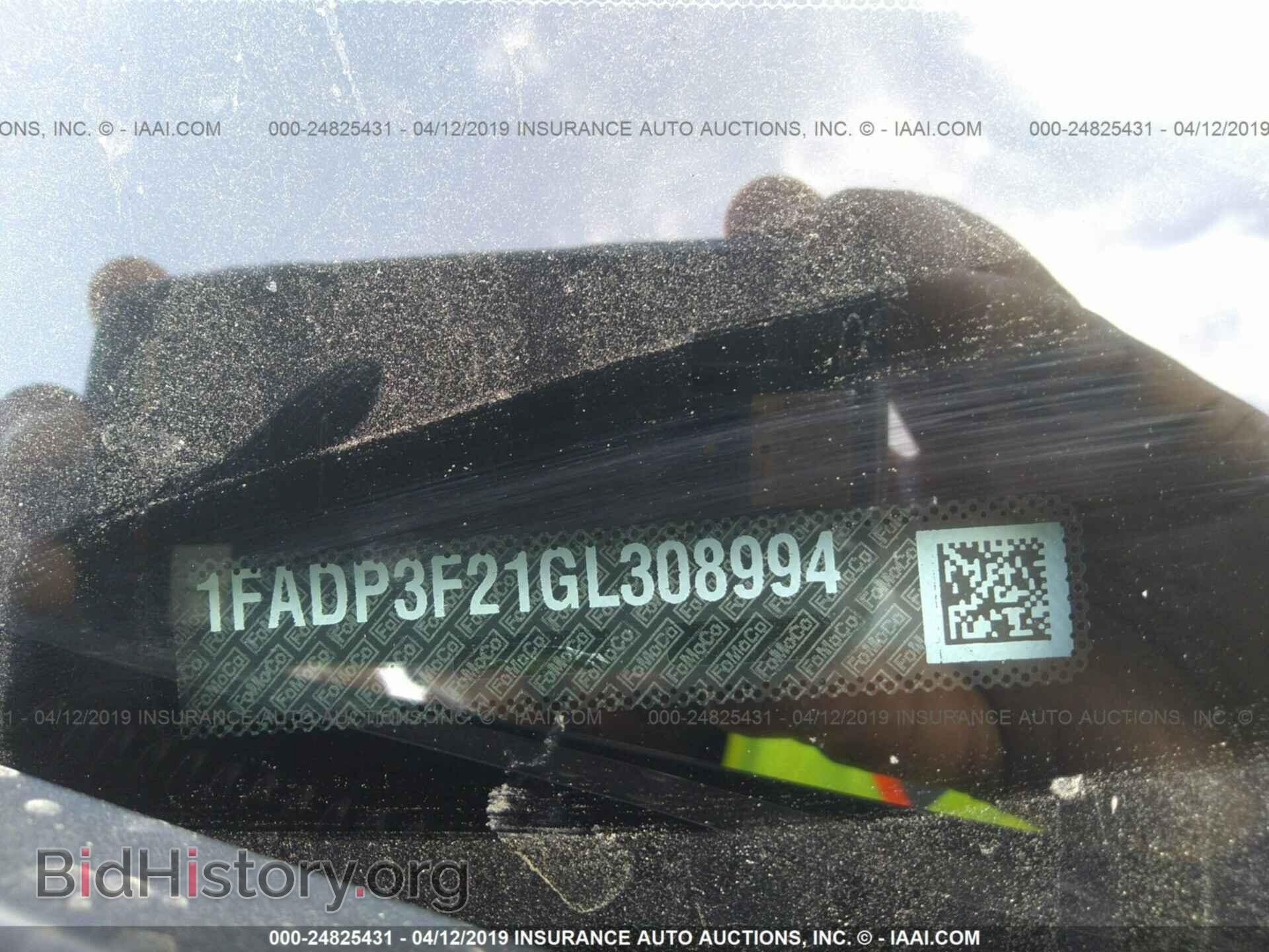 2016 FORD FOCUS - VIN: 1FADP3F21GL308994 - Фото 9