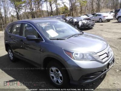 2012 Honda CR-V, серый — VIN 5J6RM4H31CL034527, IAAI