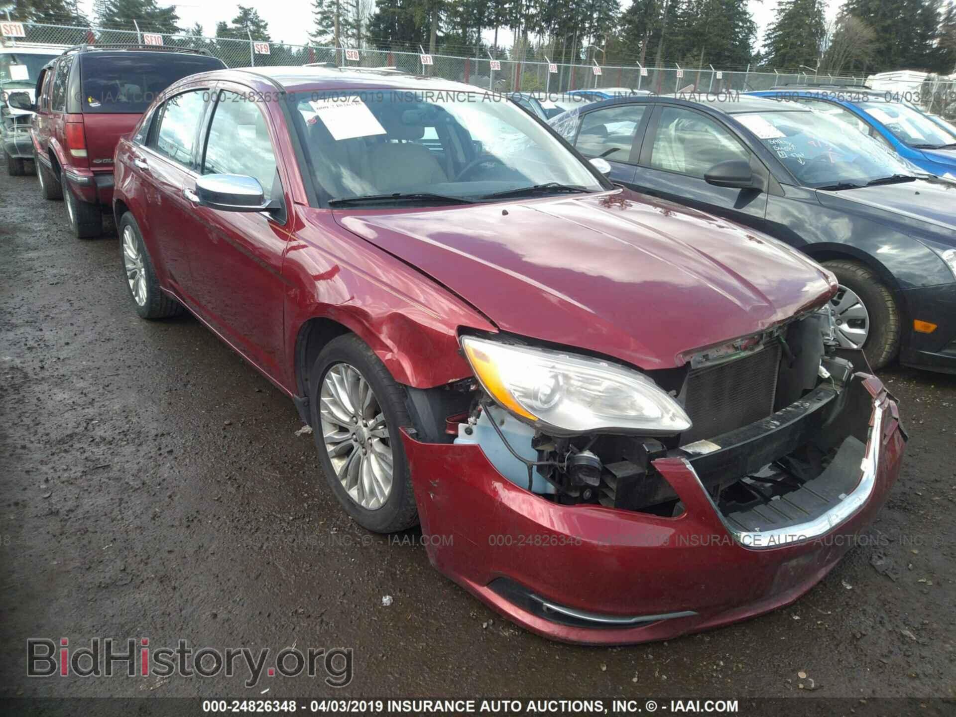 Photo 1C3CCBCG5CN258129 - CHRYSLER 200 2012