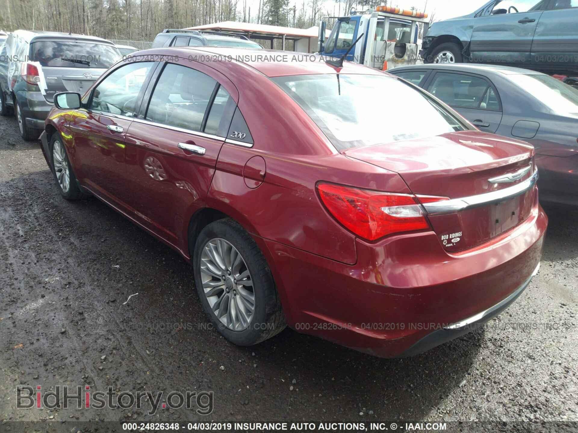 2012 CHRYSLER 200 - VIN: 1C3CCBCG5CN258129 - Фото 3