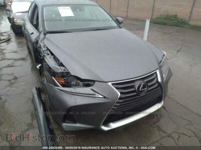 2019 Lexus IS 300, серый — VIN JTHBA1D24K5085100, IAAI