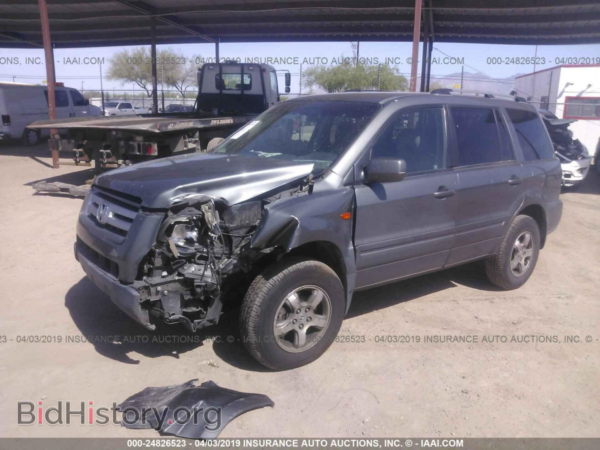 2007 HONDA PILOT - VIN: 5FNYF28497B047513 - Фото 2