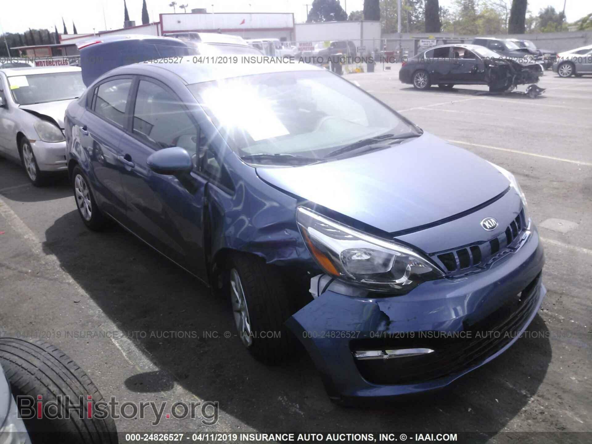 Фотография KNADM4A39G6677574 - KIA RIO 2016