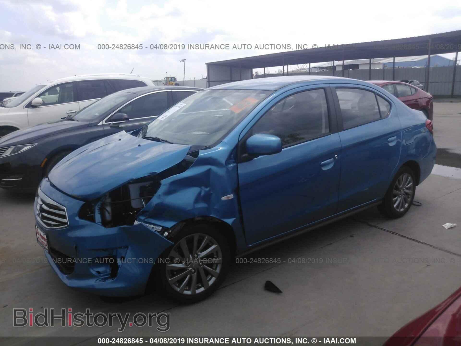2019 MITSUBISHI MIRAGE - VIN: ML32F3FJ4KHF09415 - Фото 2